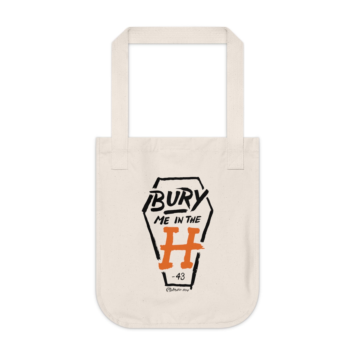 Bury Me In The H (Coffin Variant) Canvas Tote Bag