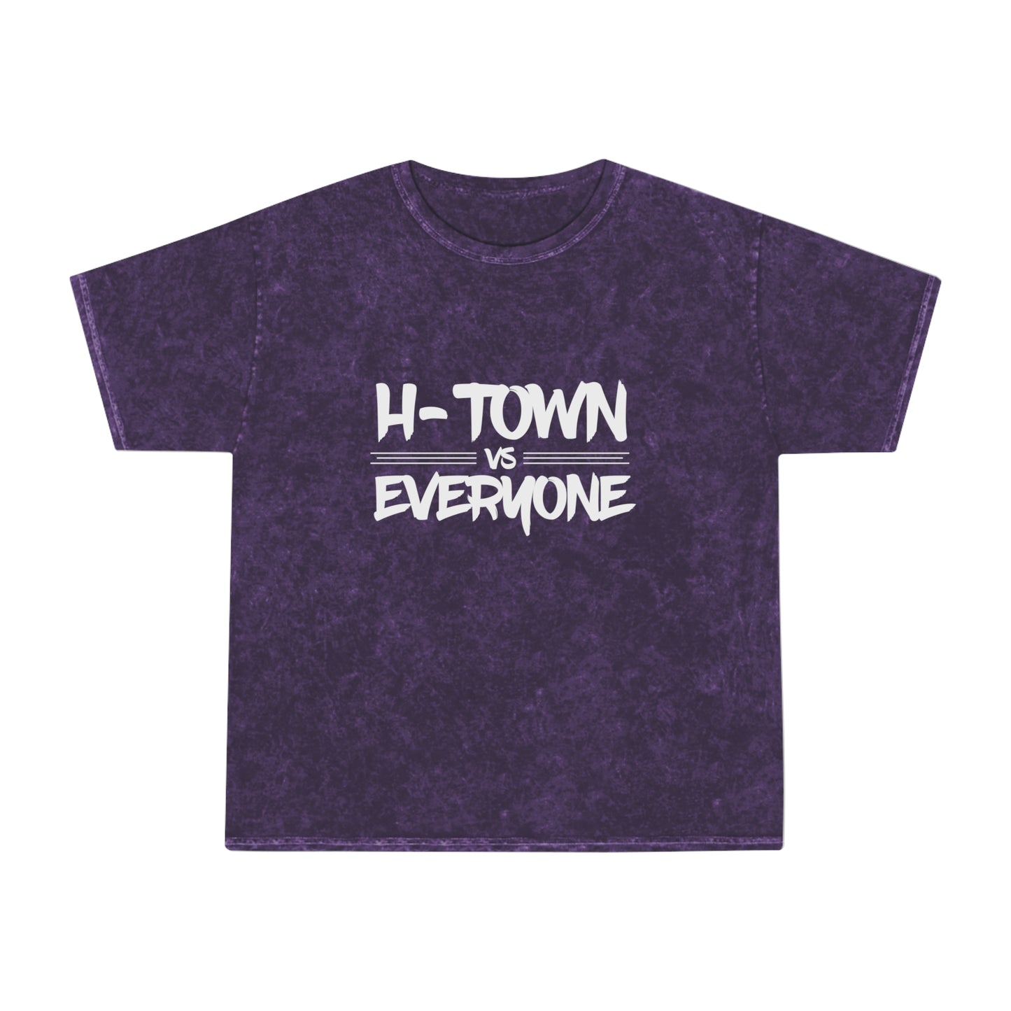 H-Town vs Everyone Unisex Mineral Wash T-Shirt