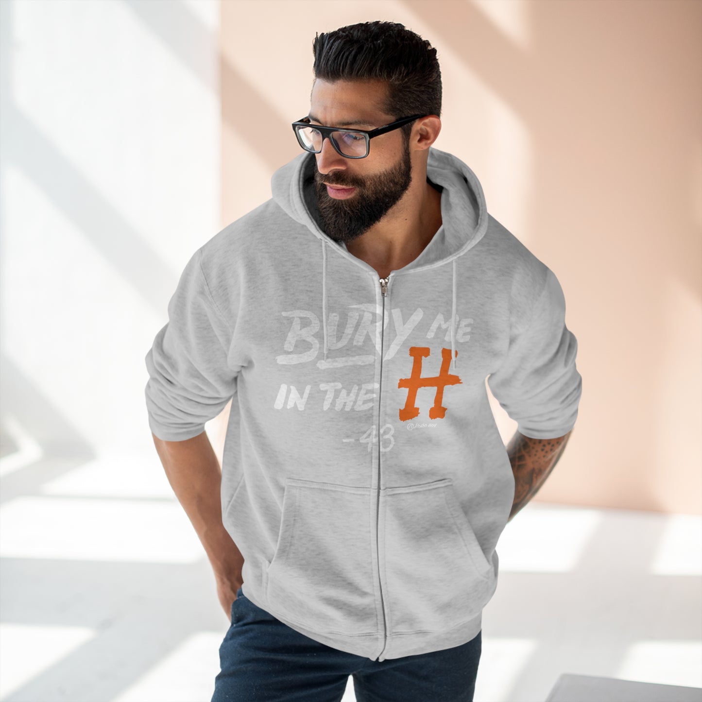 Bury Me in the H Unisex Full Zip Hoodie