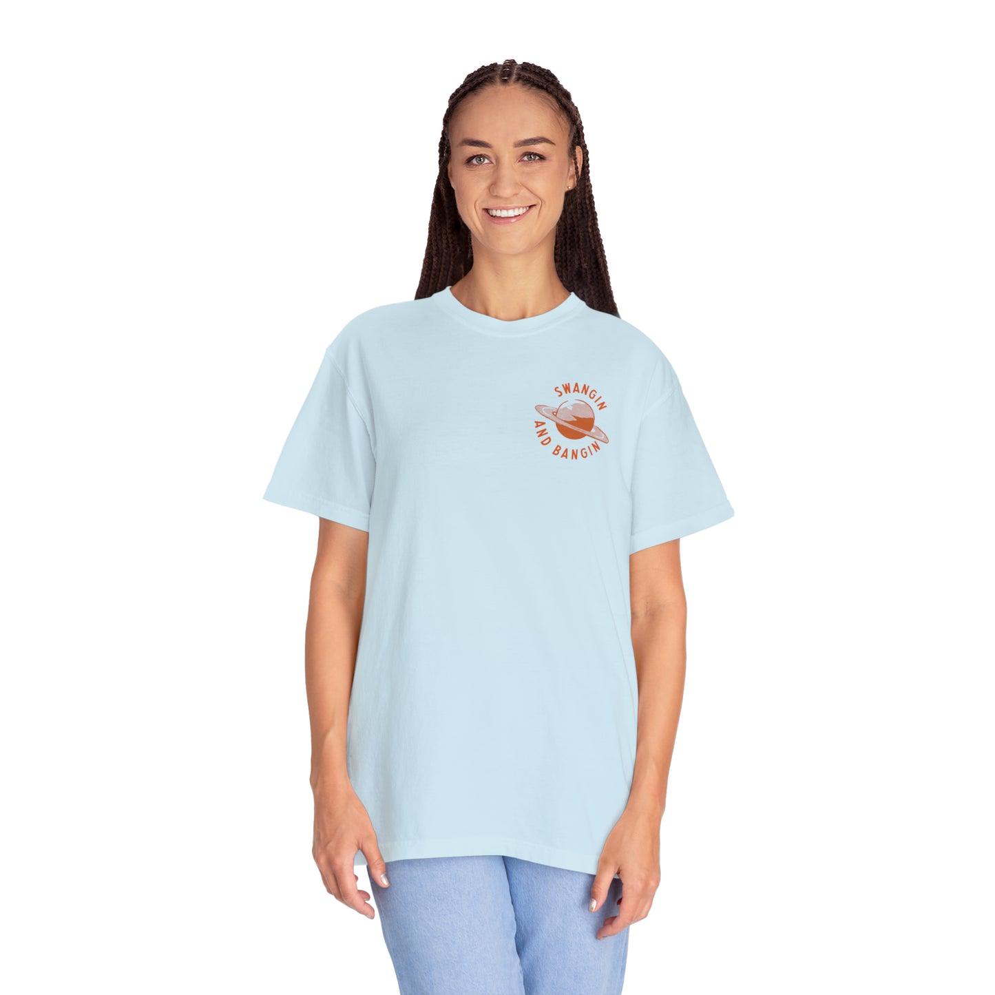 Swangin & Bangin (Saturn) Unisex Comfort Colors T-shirt