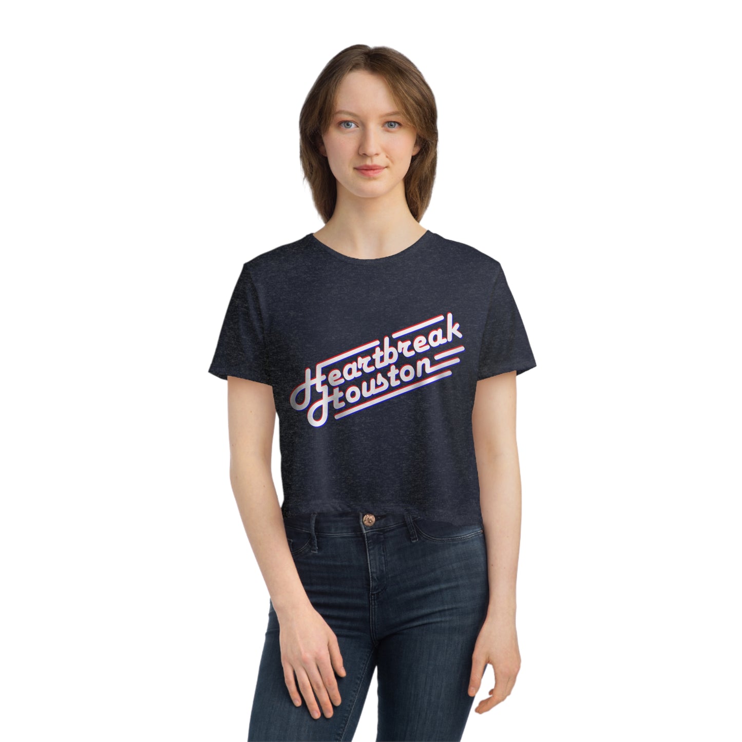 Heartbreak Houston Cropped Tee