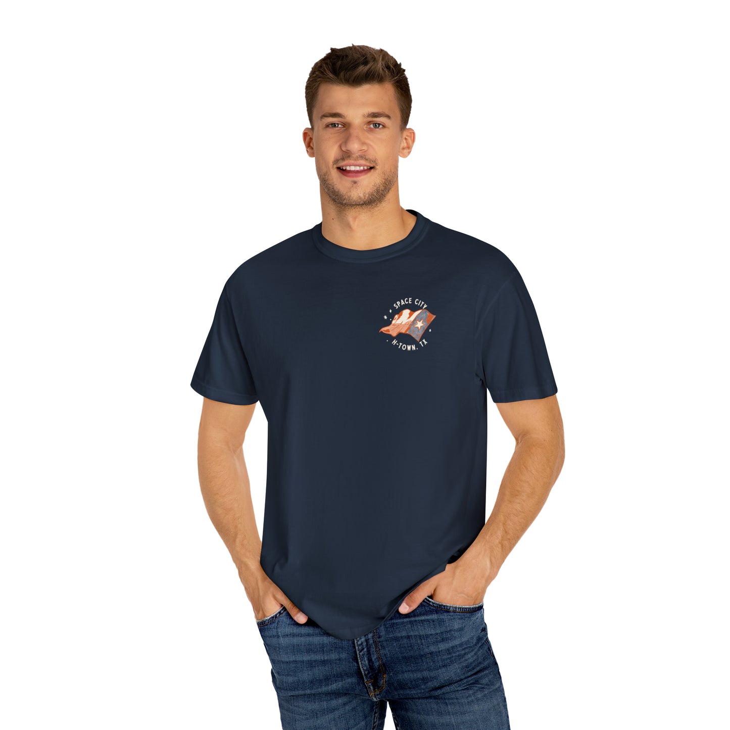 Space City Texas (Saturn) Premium Unisex Comfort Colors T-shirt