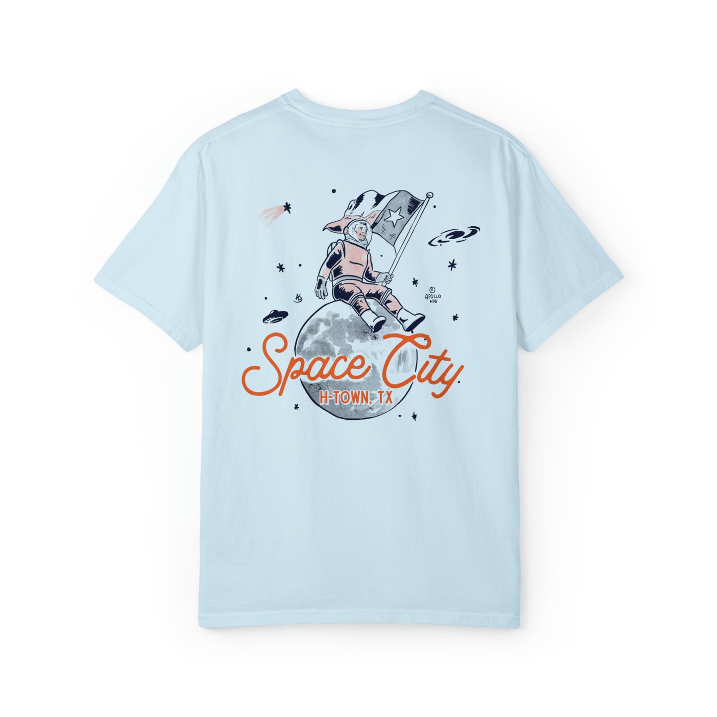 Space City Texas (Saturn) Premium Unisex Comfort Colors T-shirt