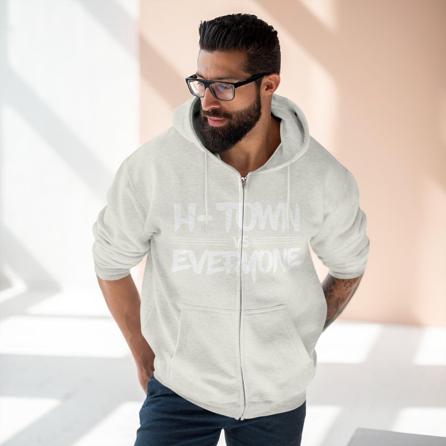 H-Town vs Everyone Unisex Full Zip Hoodie