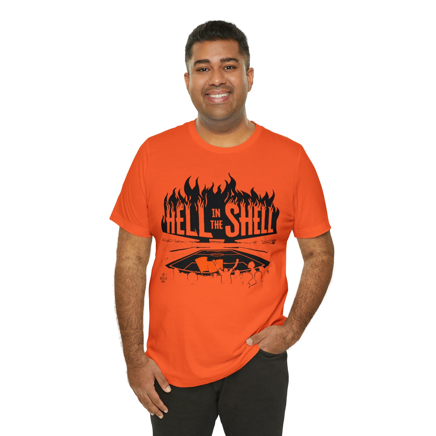 Hell In The Shell Unisex Jersey Short Sleeve Tee