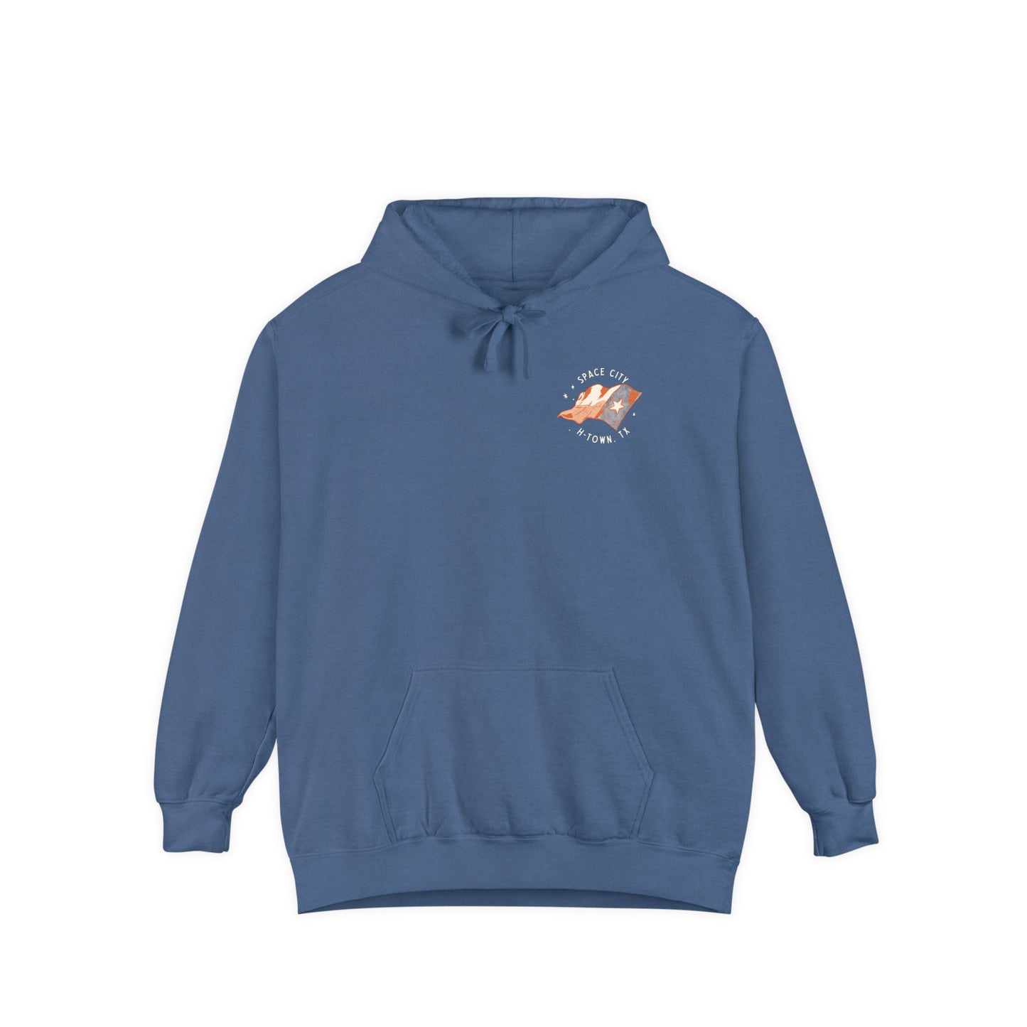 Space City Texas (Saturn) Unisex Comfort Colors Hoodie