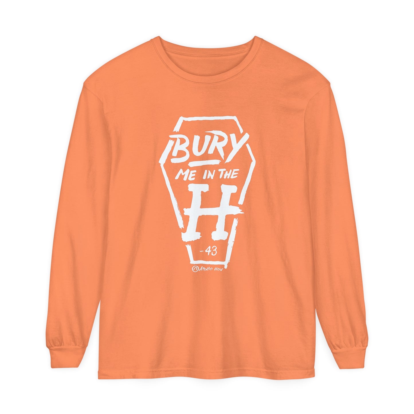 Bury Me In The H (Coffin) Long Sleeve Tee