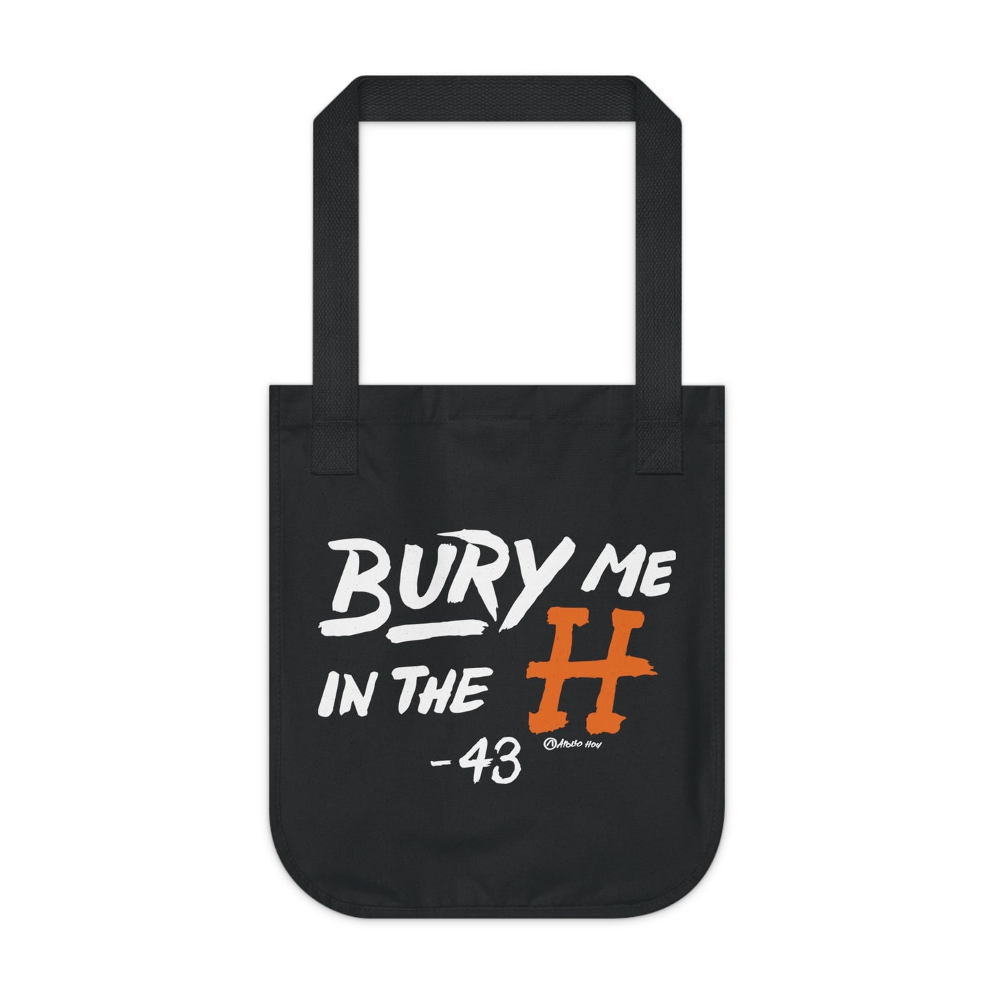 Bury Me In The H Canvas Tote Bag