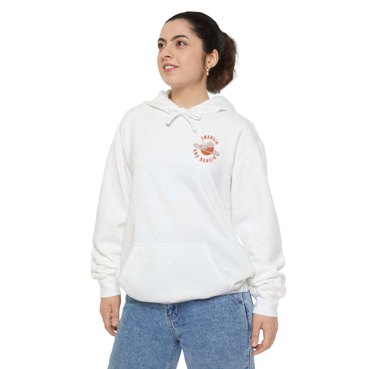 Swangin & Bangin (Saturn) Unisex Comfort Colors Hoodie