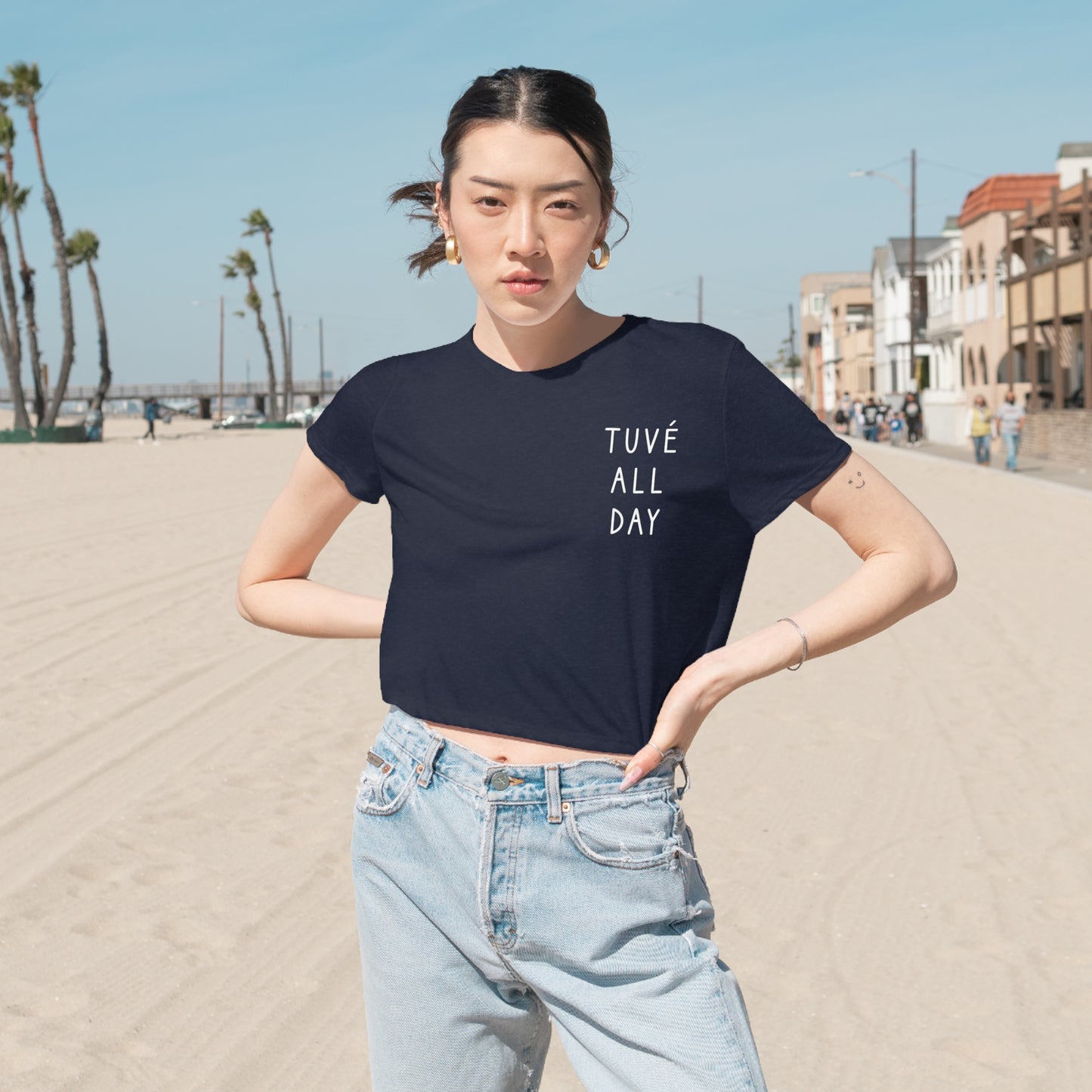 Tuvé All Day Cropped Tee