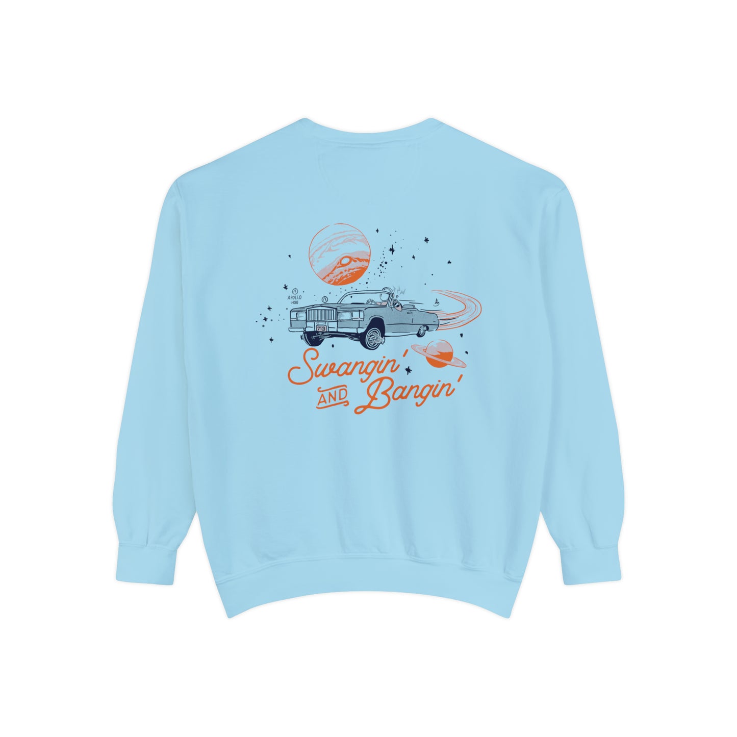 Swangin & Bangin (Saturn) Unisex Comfort Colors Sweatshirt
