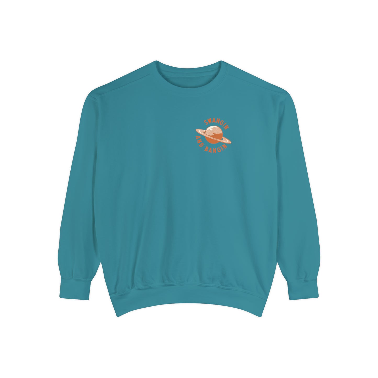 Swangin & Bangin (Saturn) Unisex Comfort Colors Sweatshirt