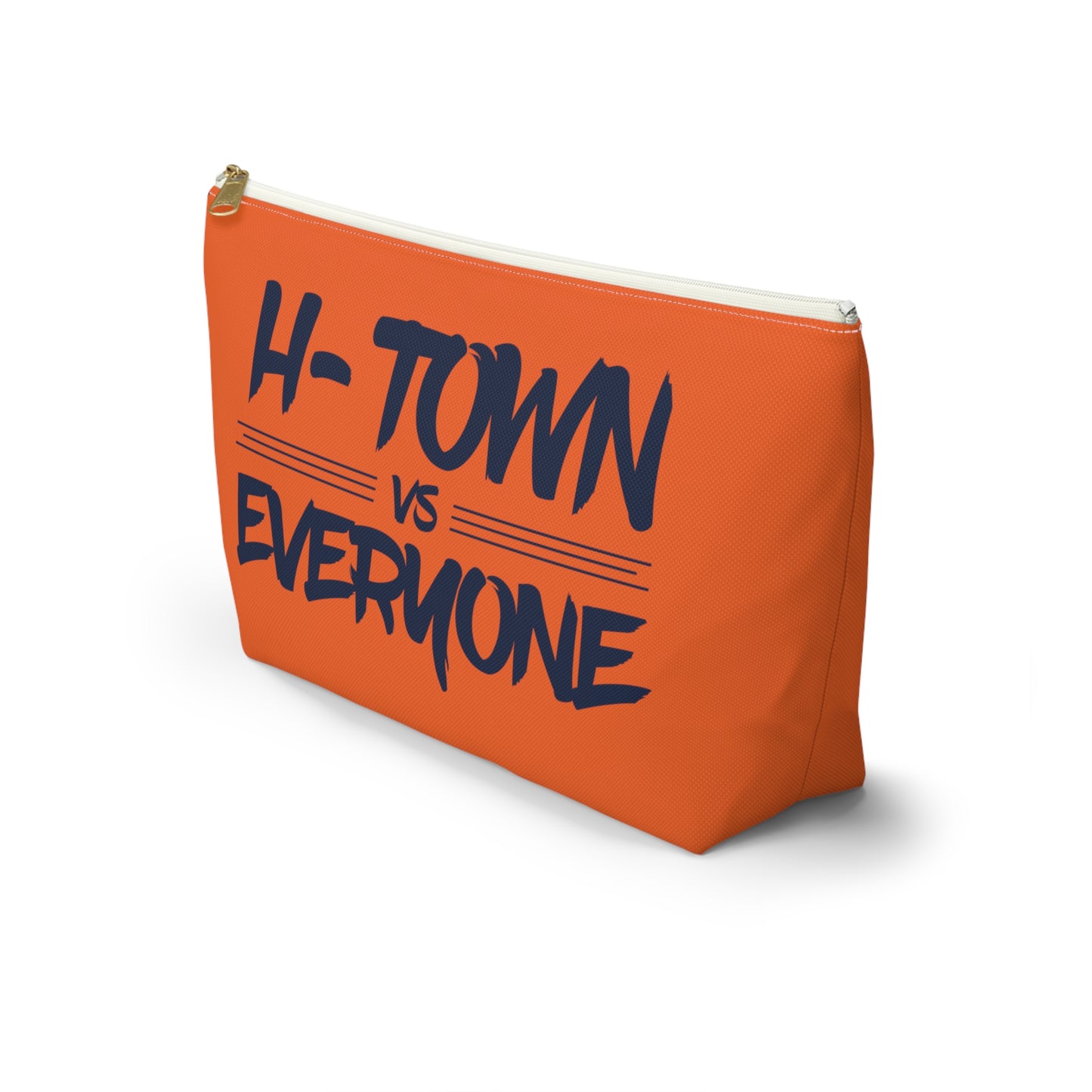 H-Town vs Everyone Zipper Pouch - Orange