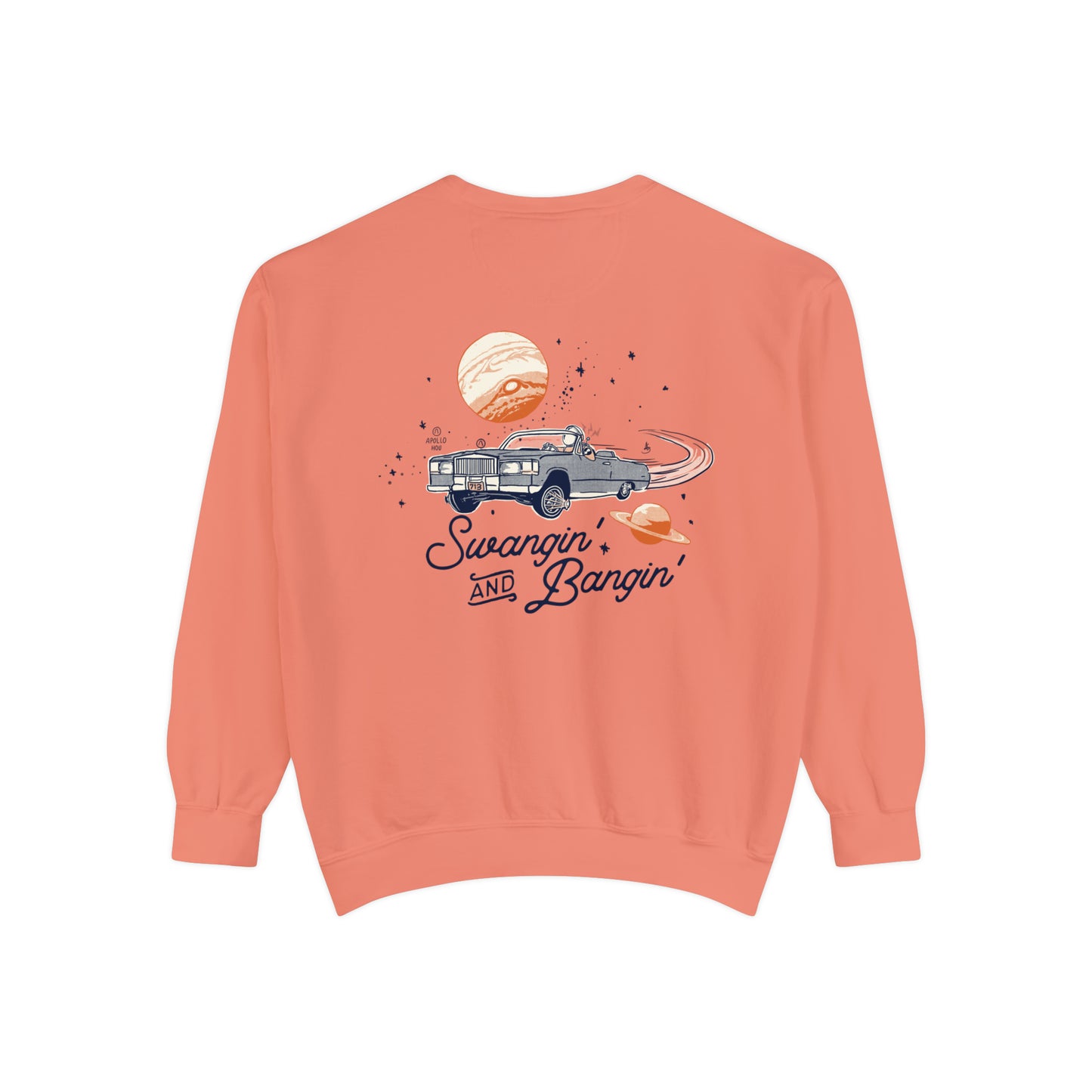 Swangin & Bangin (Saturn) Unisex Comfort Colors Sweatshirt