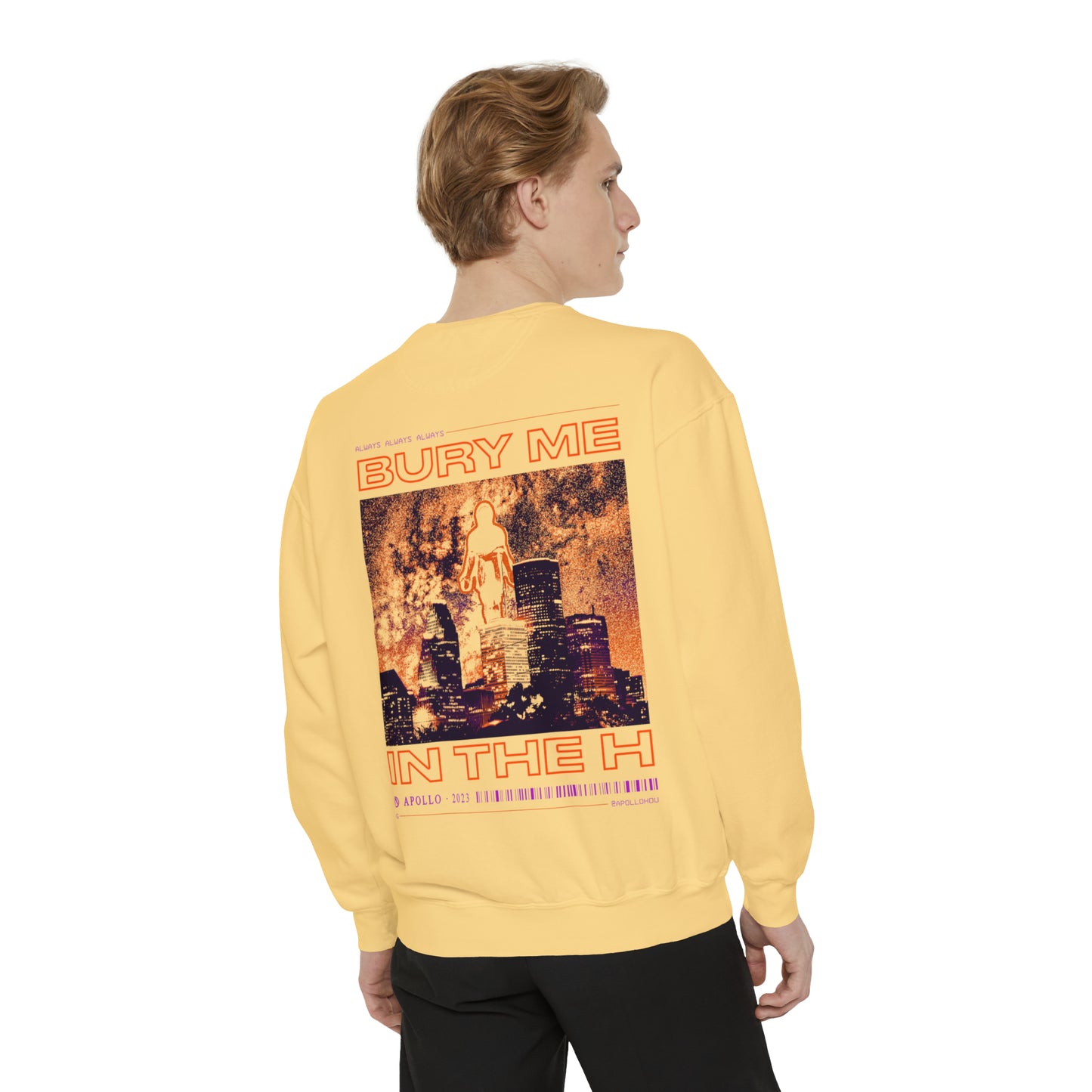 Bury Me In The H (Nova) Unisex Comfort Colors Sweatshirt