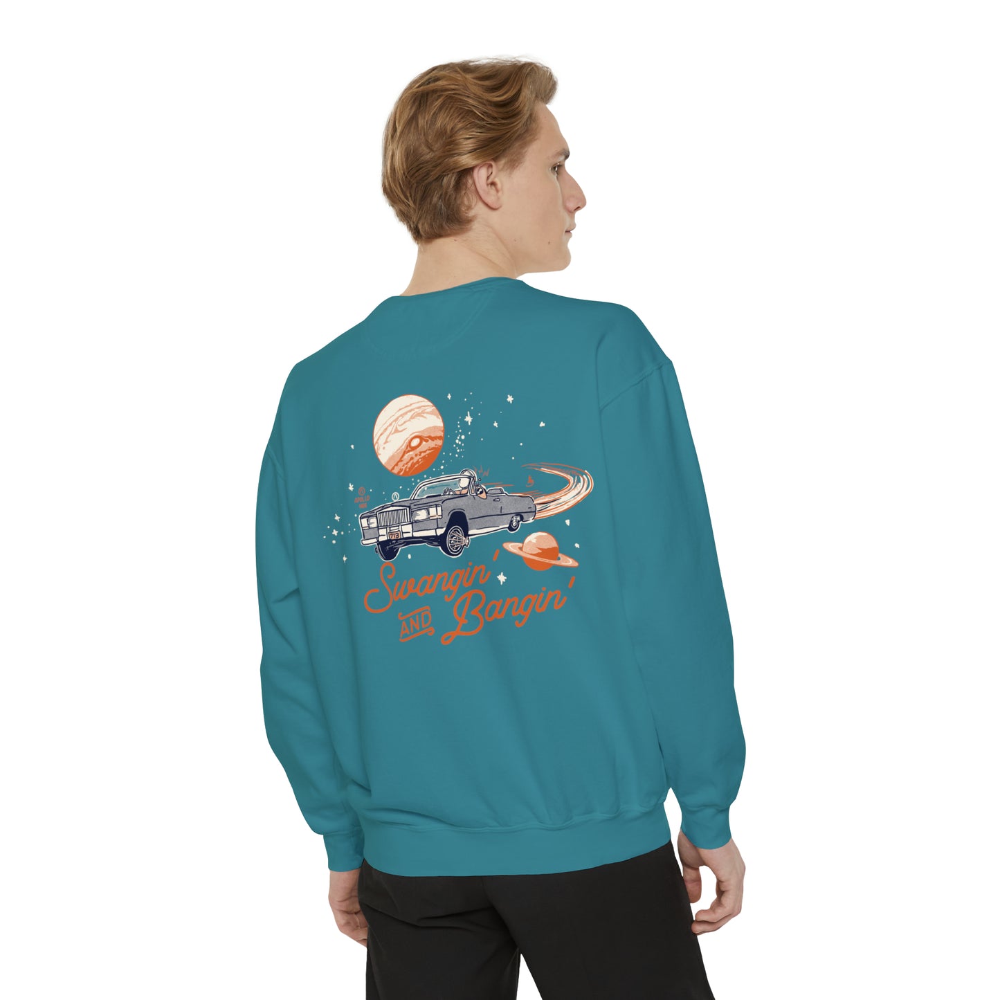 Swangin & Bangin (Saturn) Unisex Comfort Colors Sweatshirt