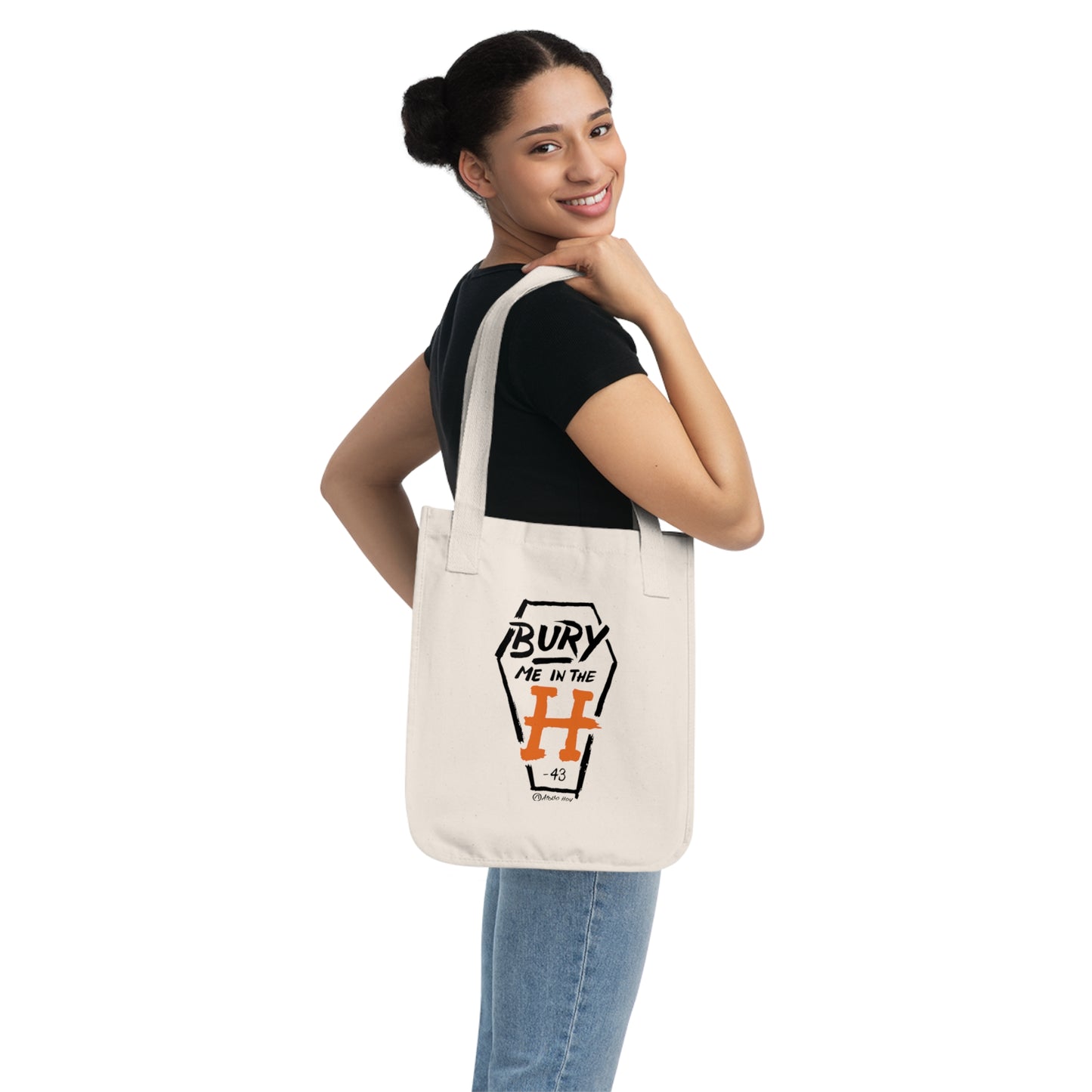 Bury Me In The H (Coffin Variant) Canvas Tote Bag