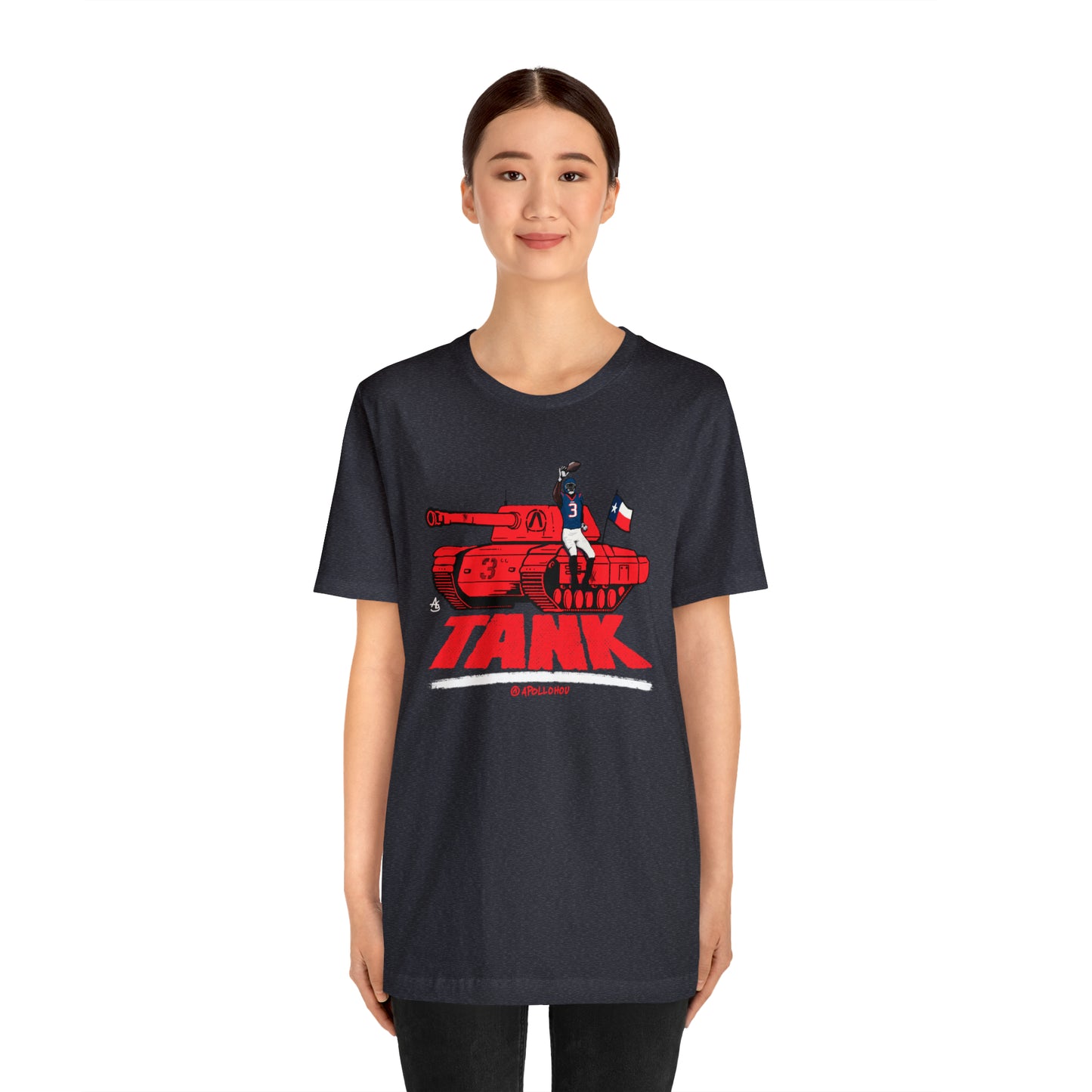 TANK On A TANK Unisex Jersey Short Sleeve Tee