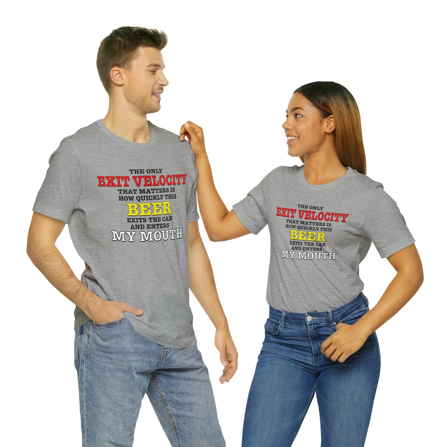 Beer Exit Velo Unisex Jersey Short Sleeve Tee