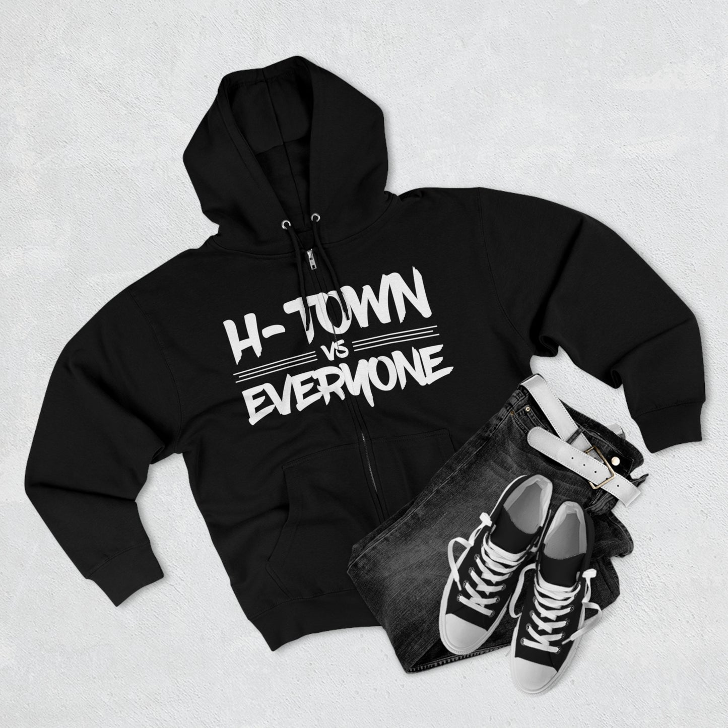 H-Town vs Everyone Unisex Full Zip Hoodie