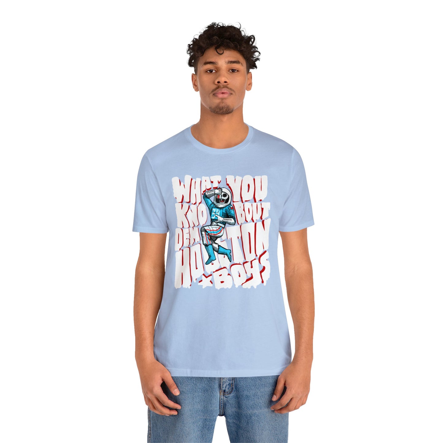 WYKBDHB HOU Blue Version Unisex Jersey Tee