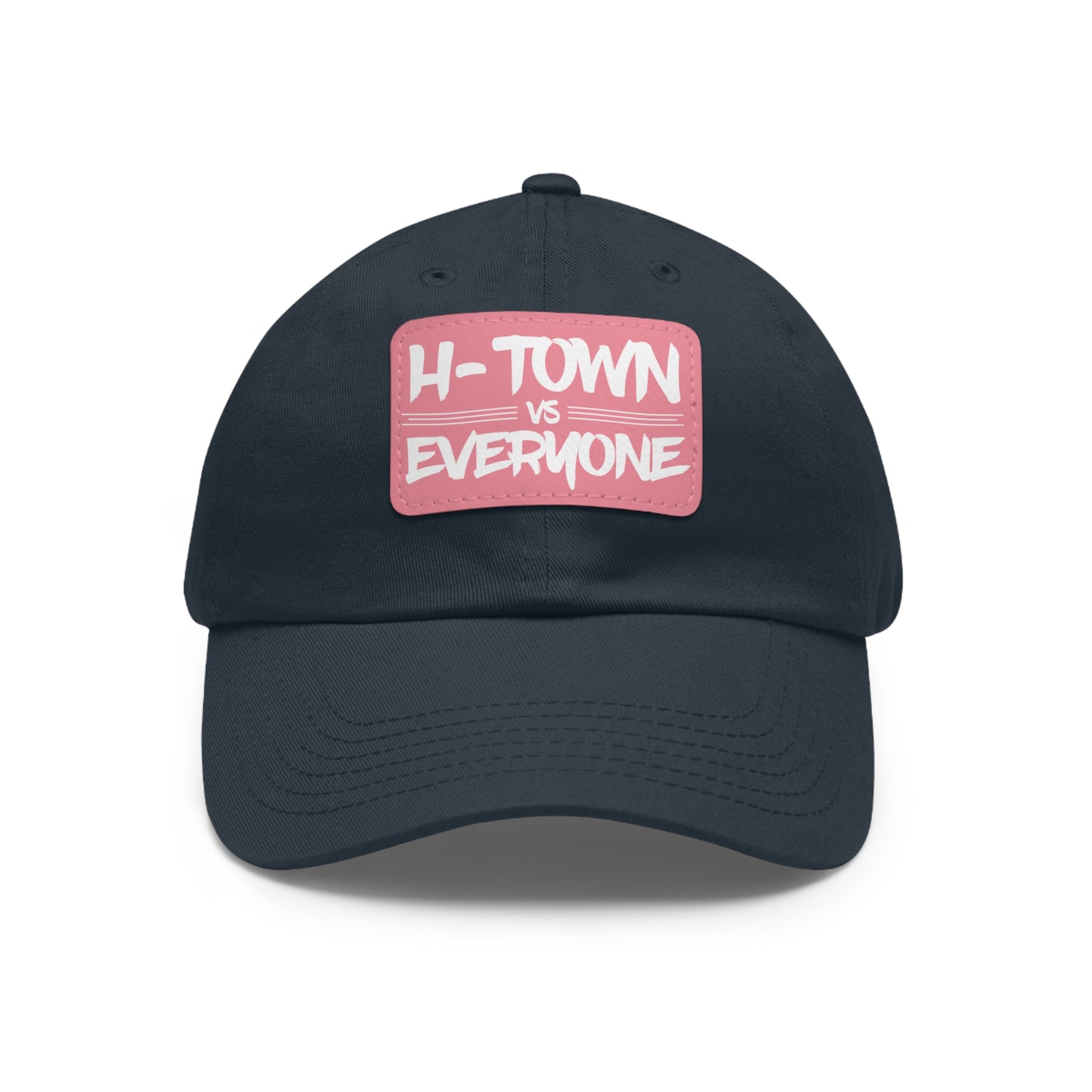 H-Town vs Everyone Leather Patch Dad Hat