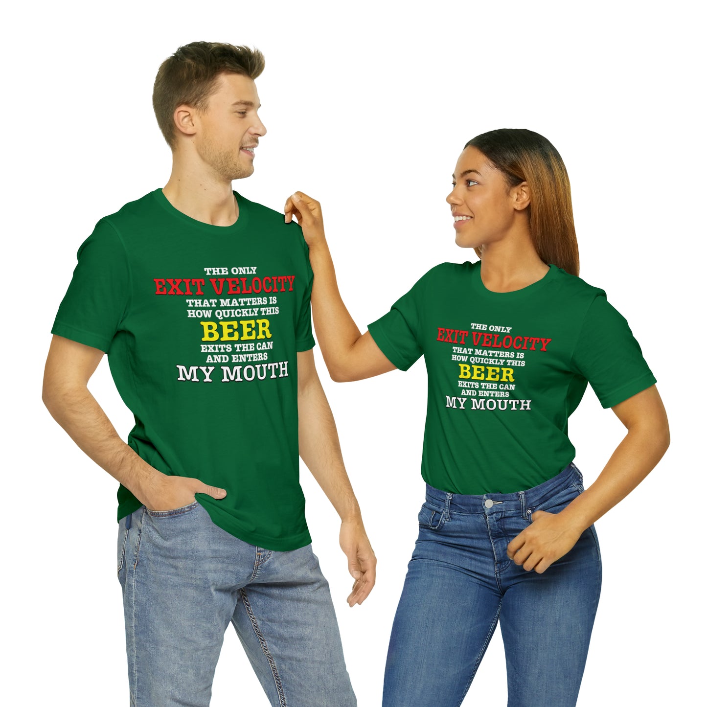 Beer Exit Velo Unisex Jersey Short Sleeve Tee