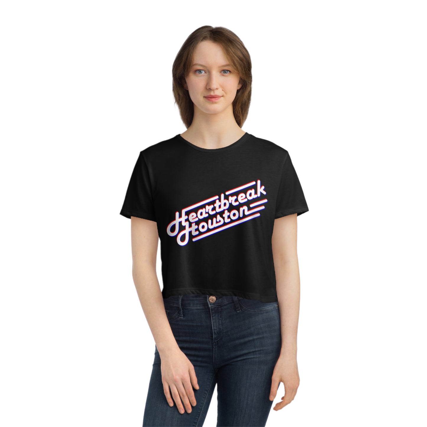 Heartbreak Houston Cropped Tee