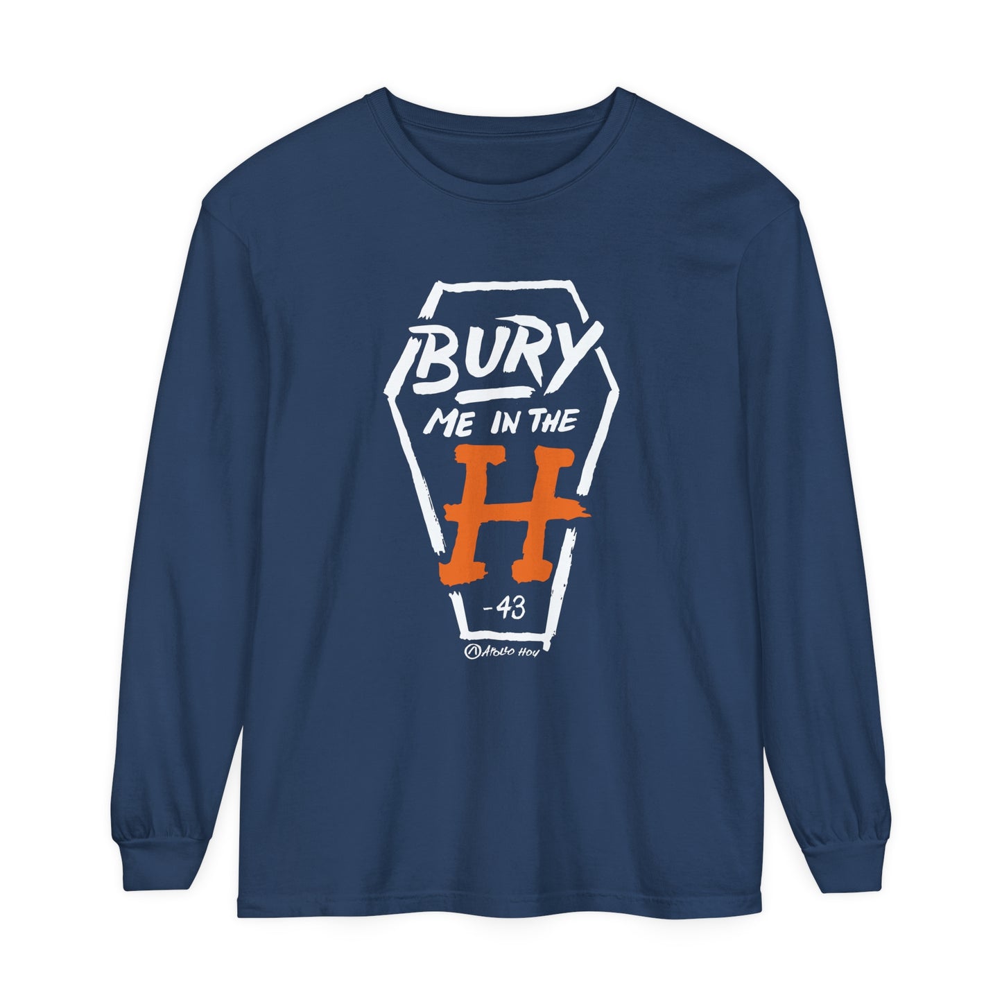 Bury Me In The H (Coffin) Long Sleeve Tee
