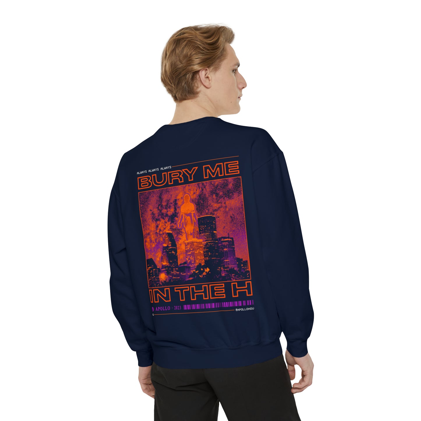 Bury Me In The H (Nova) Unisex Comfort Colors Sweatshirt