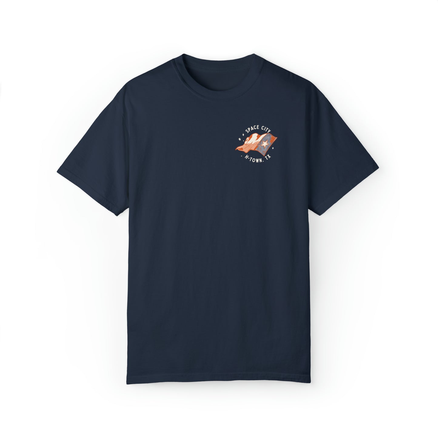 Space City Texas (Saturn) Premium Unisex Comfort Colors T-shirt