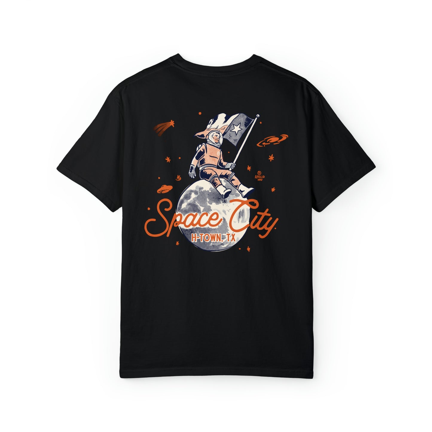 Space City Texas (Saturn) Premium Unisex Comfort Colors T-shirt
