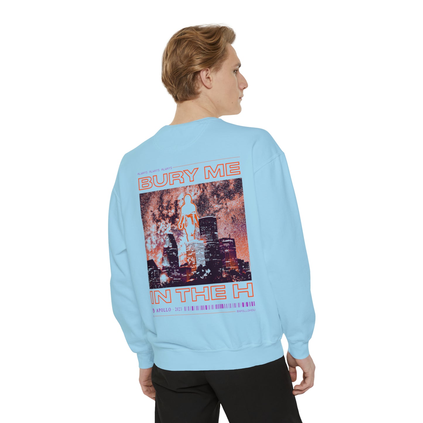 Bury Me In The H (Nova) Unisex Comfort Colors Sweatshirt