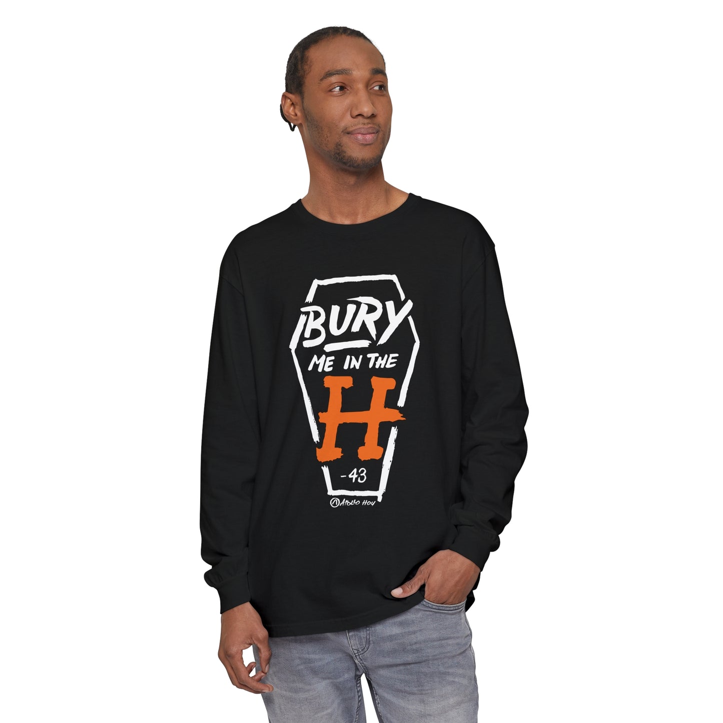 Bury Me In The H (Coffin) Long Sleeve Tee