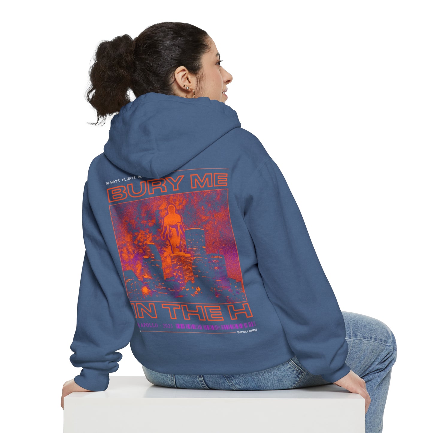 Bury In The H (Nova) Unisex Comfort Colors Hoodie