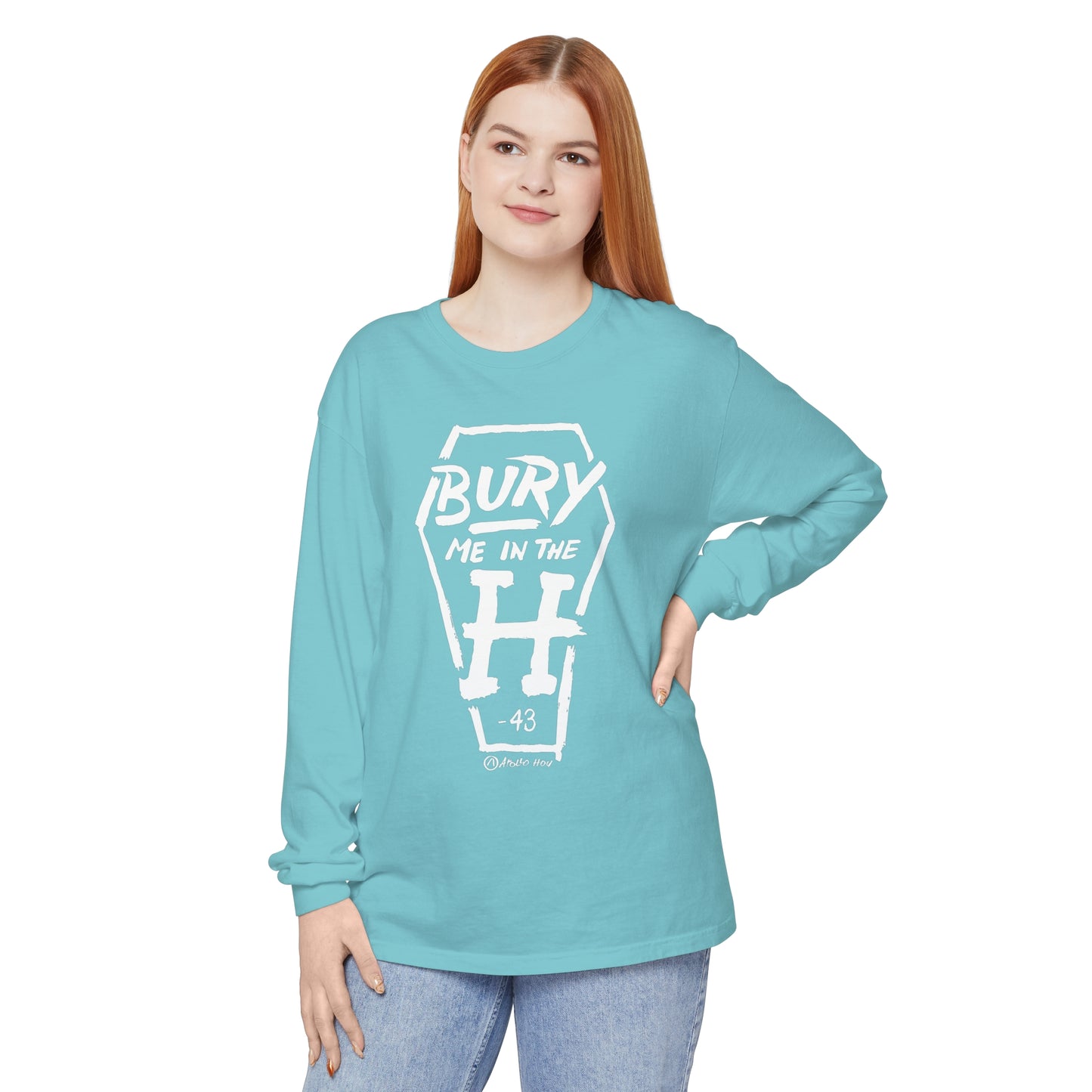 Bury Me In The H (Coffin) Long Sleeve Tee