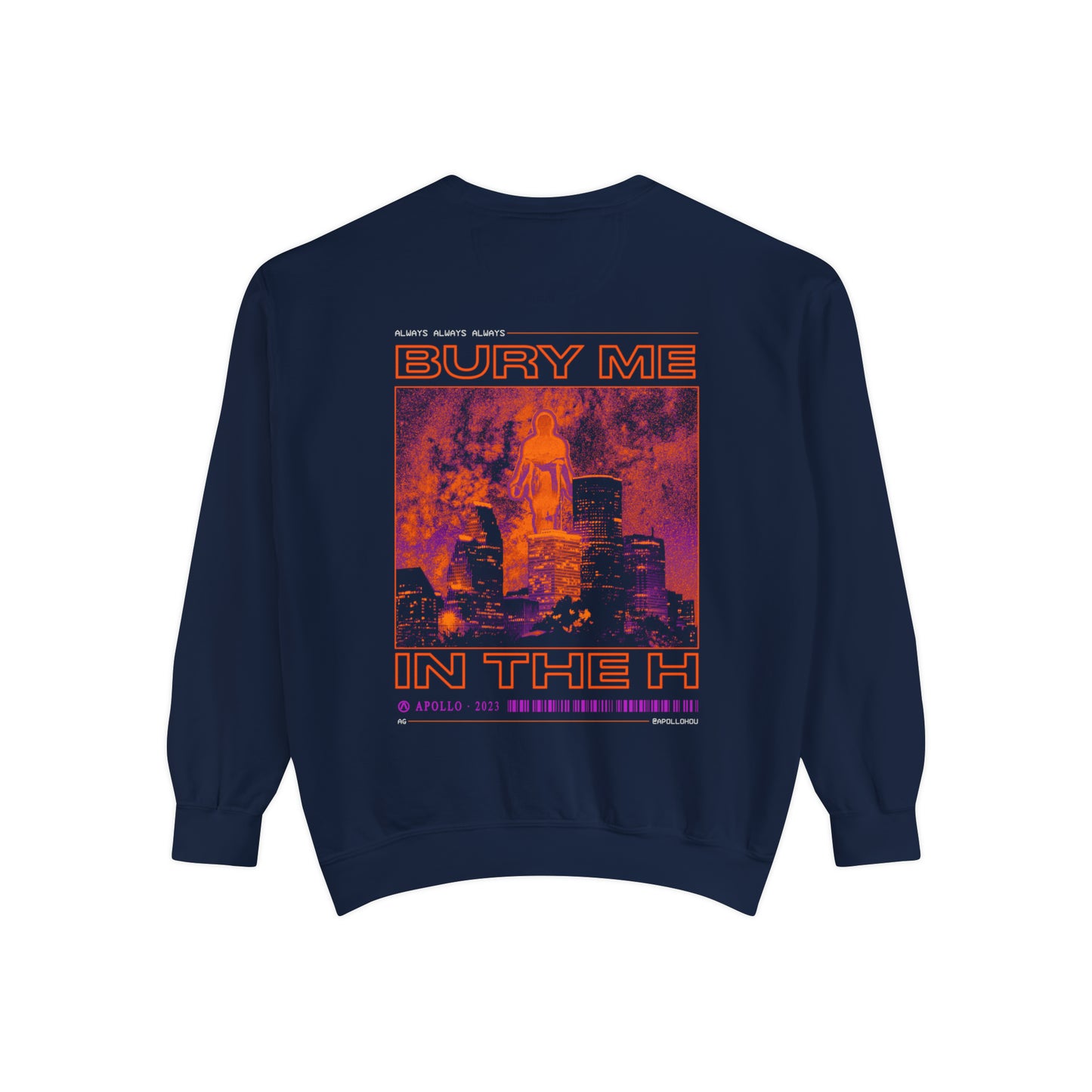 Bury Me In The H (Nova) Unisex Comfort Colors Sweatshirt