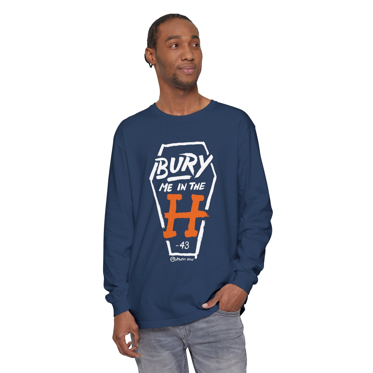 Bury Me In The H (Coffin) Long Sleeve Tee