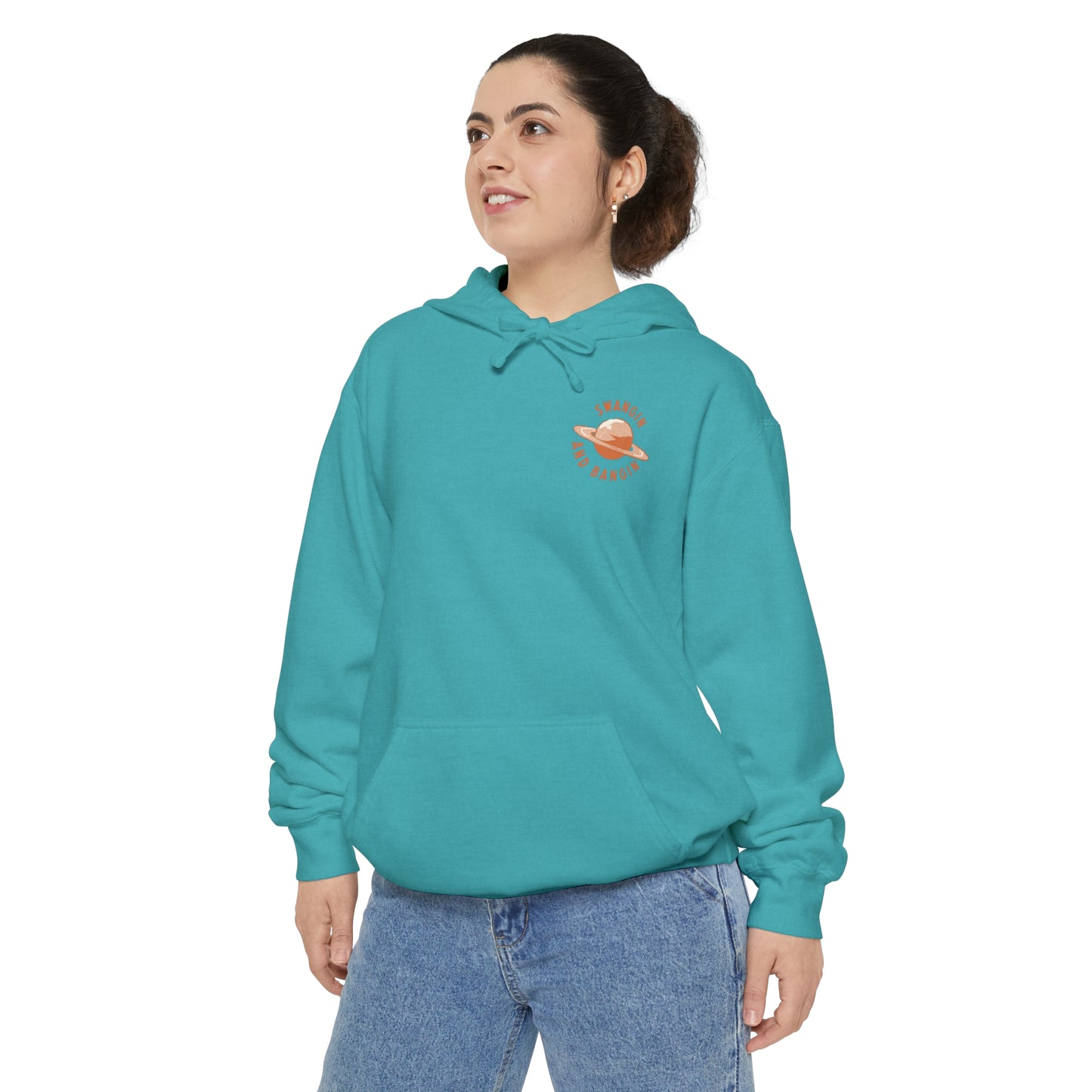 Swangin & Bangin (Saturn) Unisex Comfort Colors Hoodie