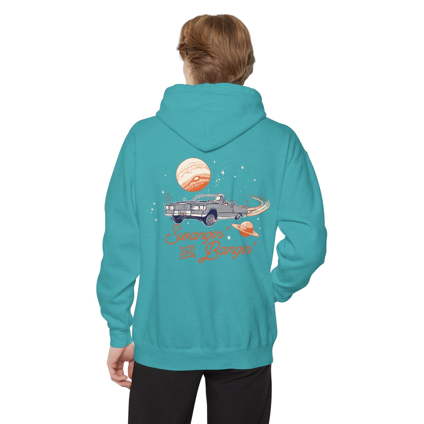 Swangin & Bangin (Saturn) Unisex Comfort Colors Hoodie