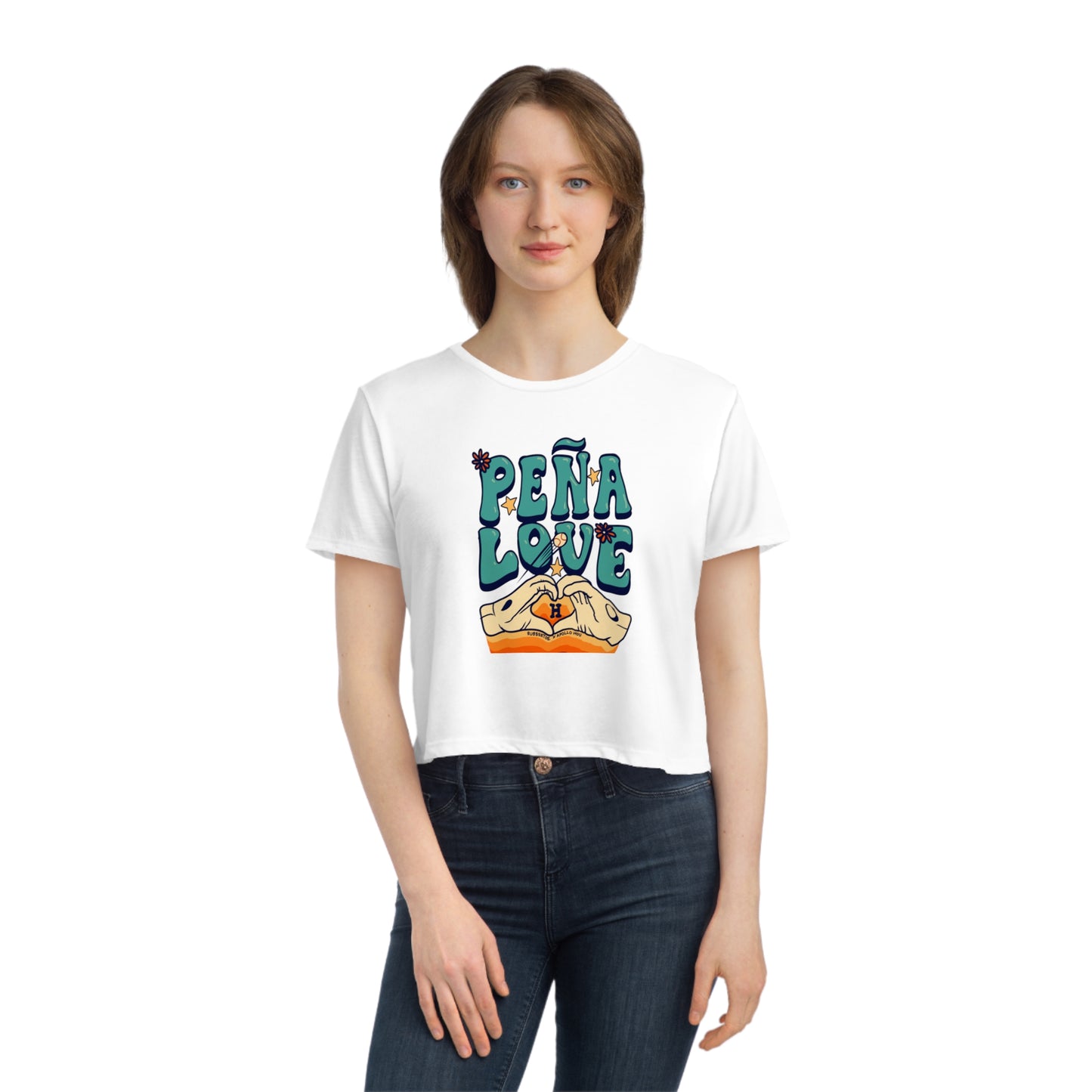 Peña Love Cropped Tee