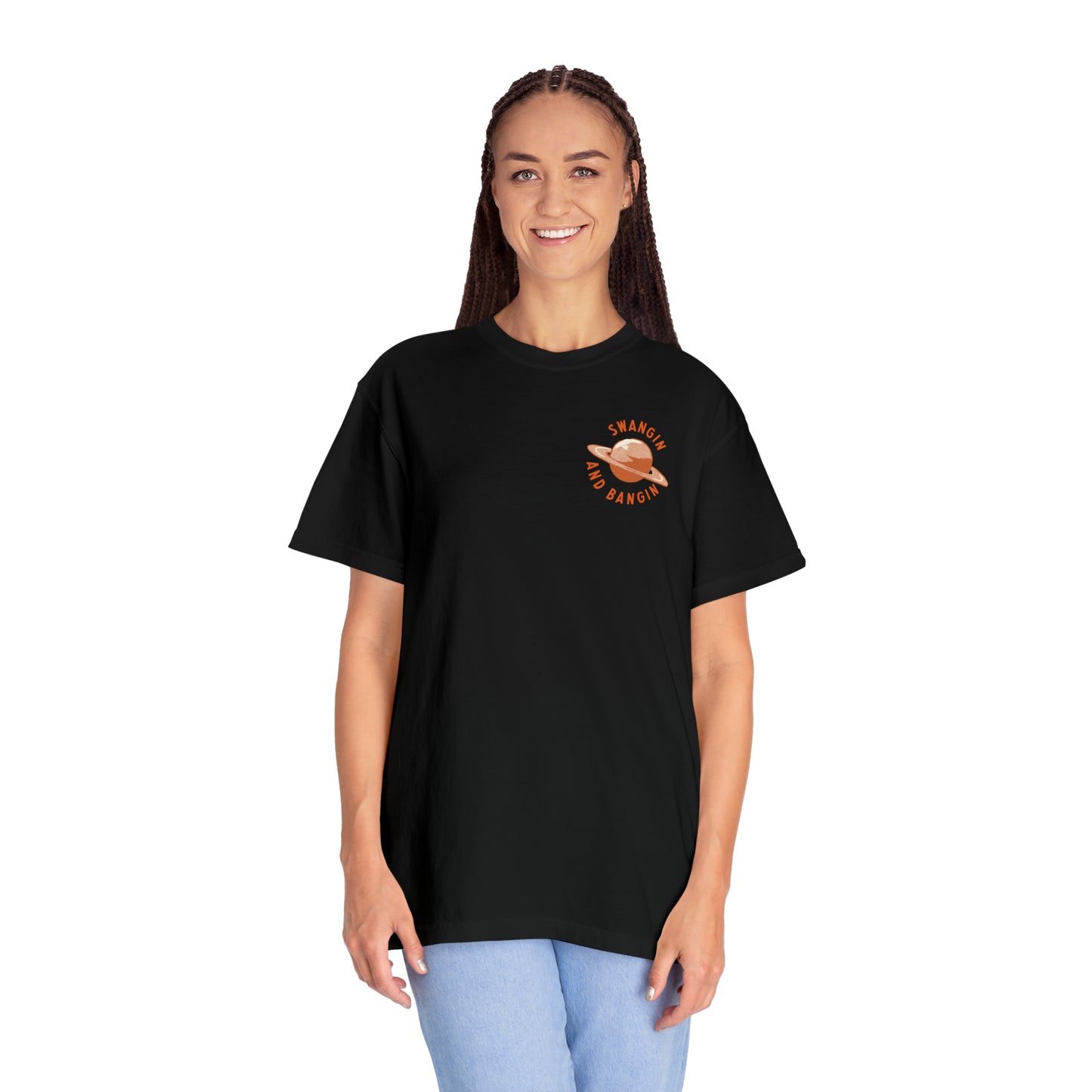 Swangin & Bangin (Saturn) Unisex Comfort Colors T-shirt
