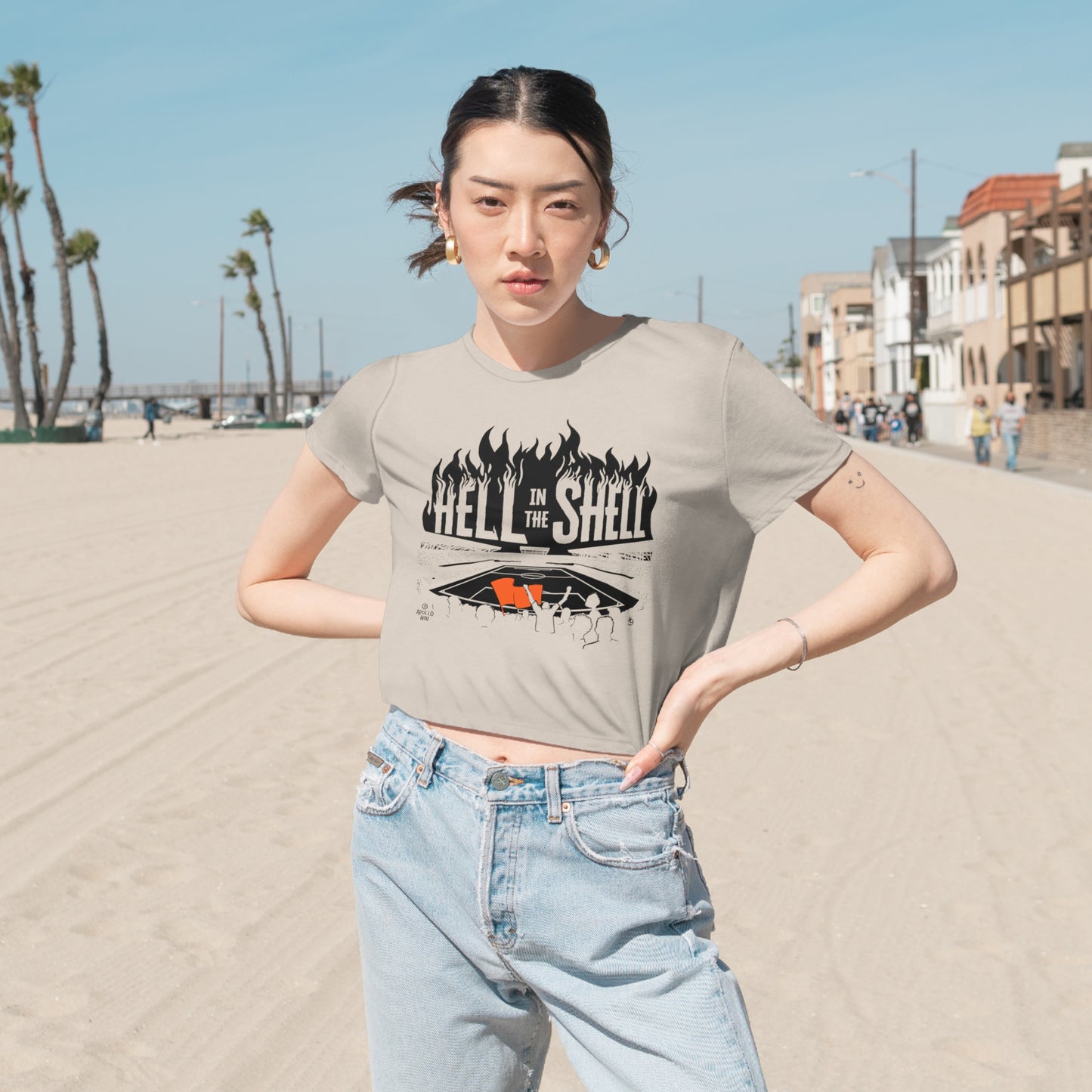 Hell In The Shell Cropped Tee