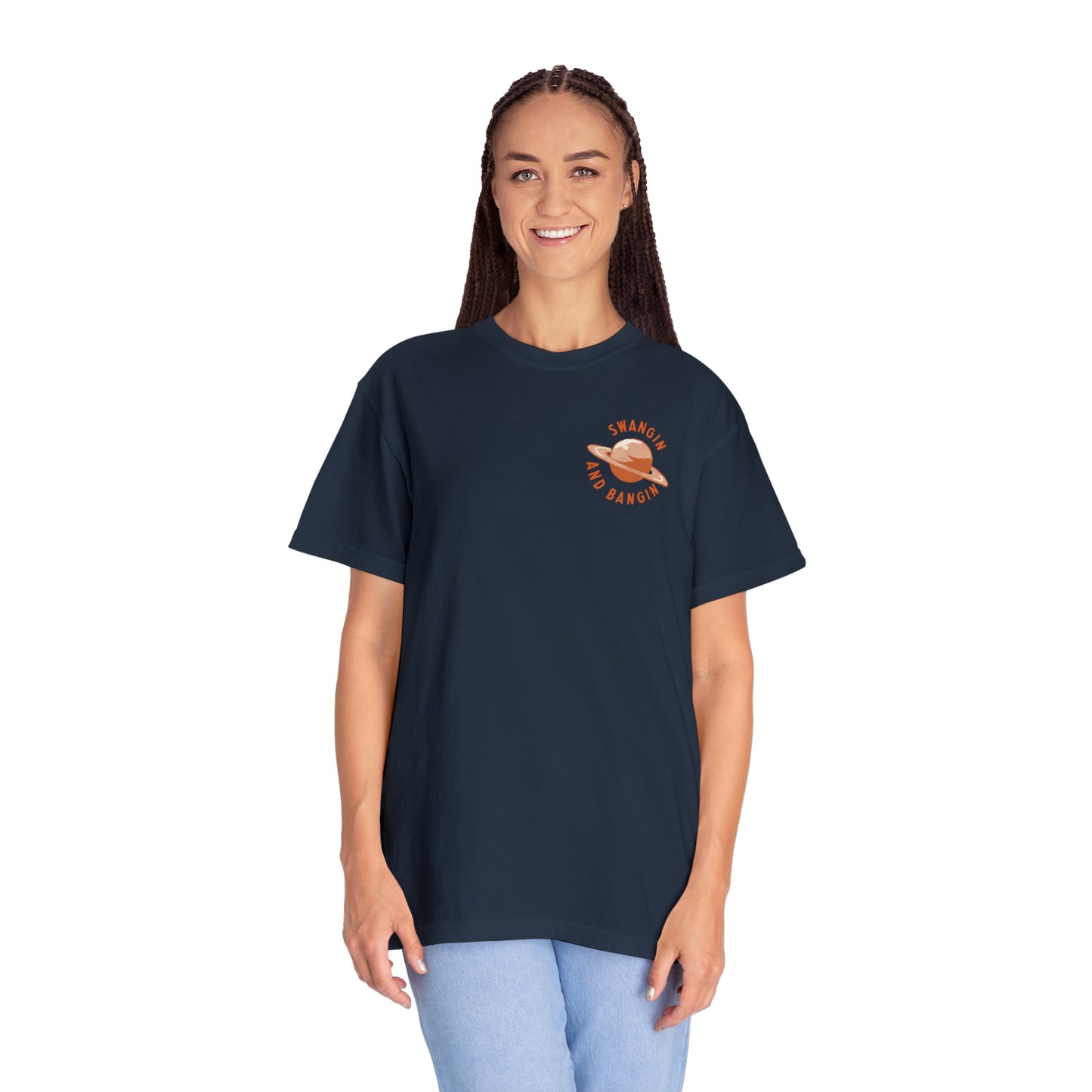 Swangin & Bangin (Saturn) Unisex Comfort Colors T-shirt