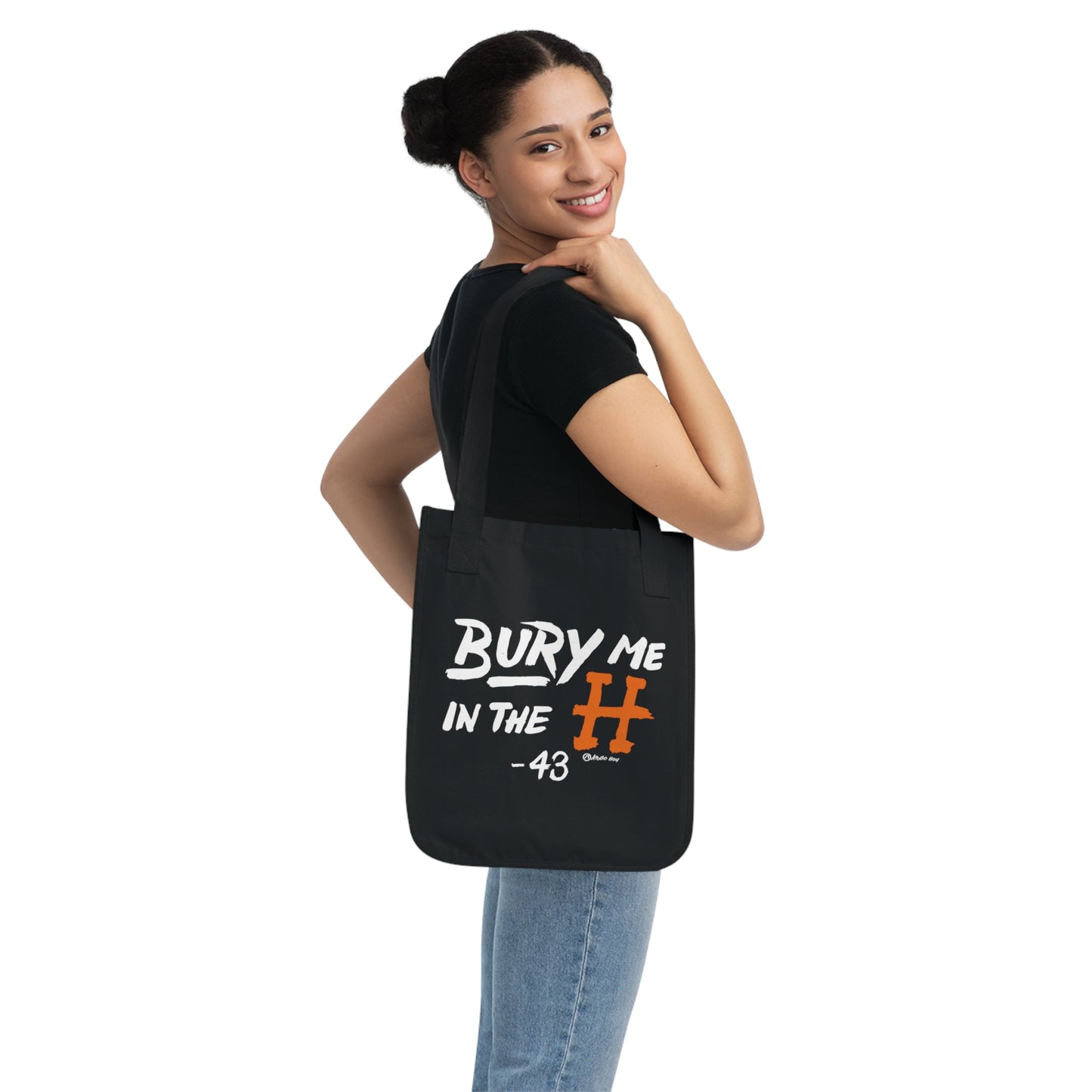 Bury Me In The H Canvas Tote Bag