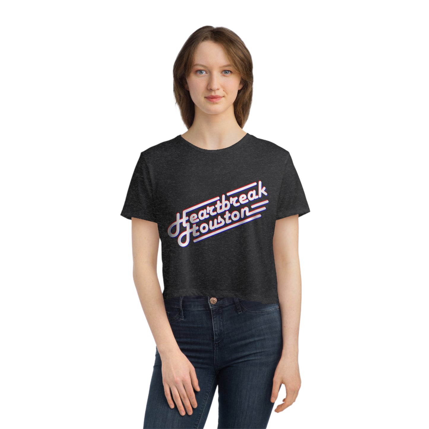 Heartbreak Houston Cropped Tee