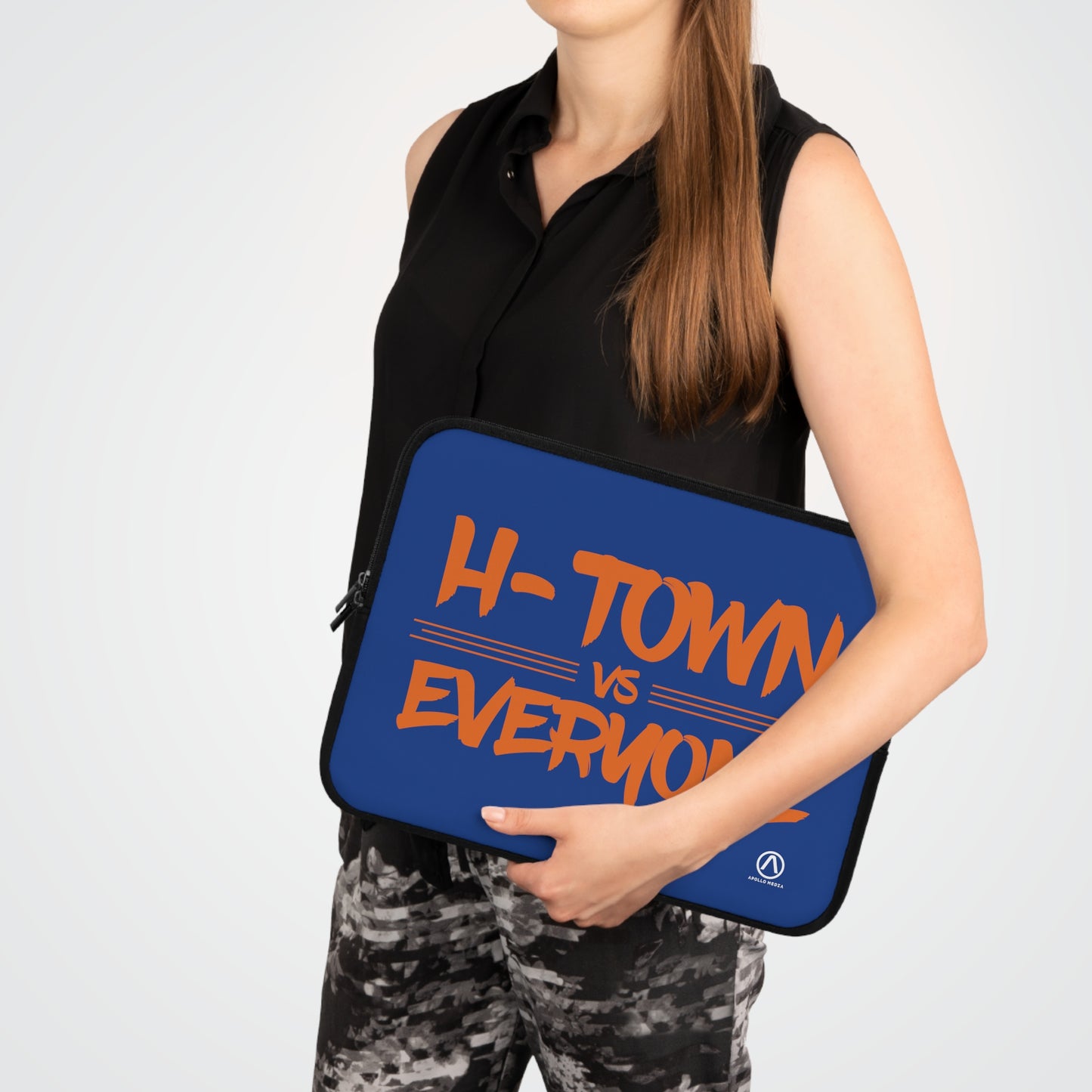 H-Town vs Everyone Laptop Sleeve - Orange