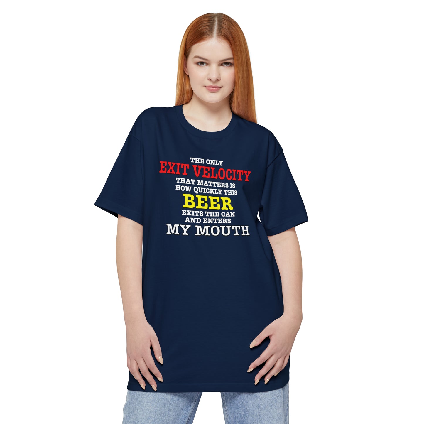 Beer Exit Velo BIG & TALL Unisex Tall Beefy-T® T-Shirt