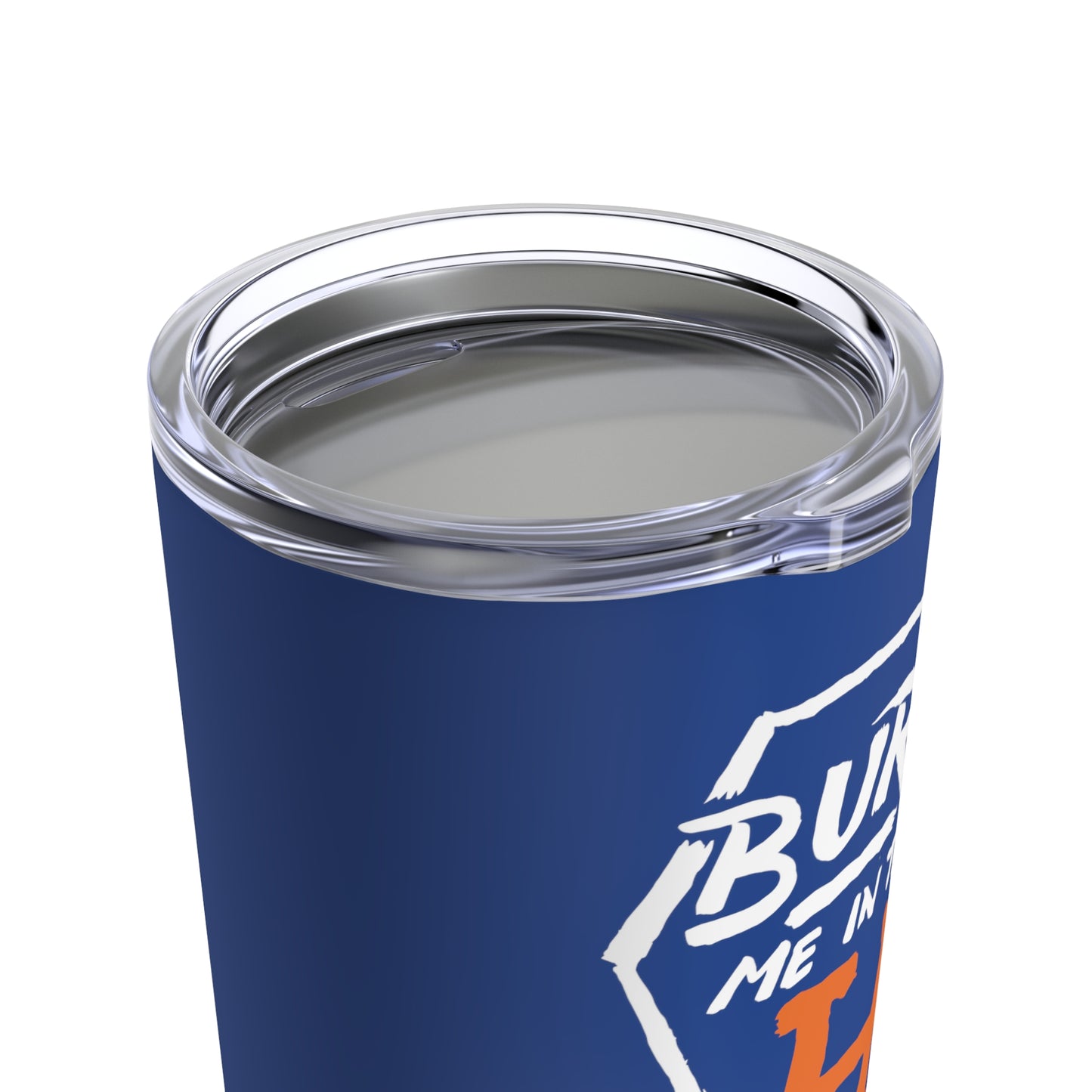 Navy Bury Me In The H Tumbler 20oz