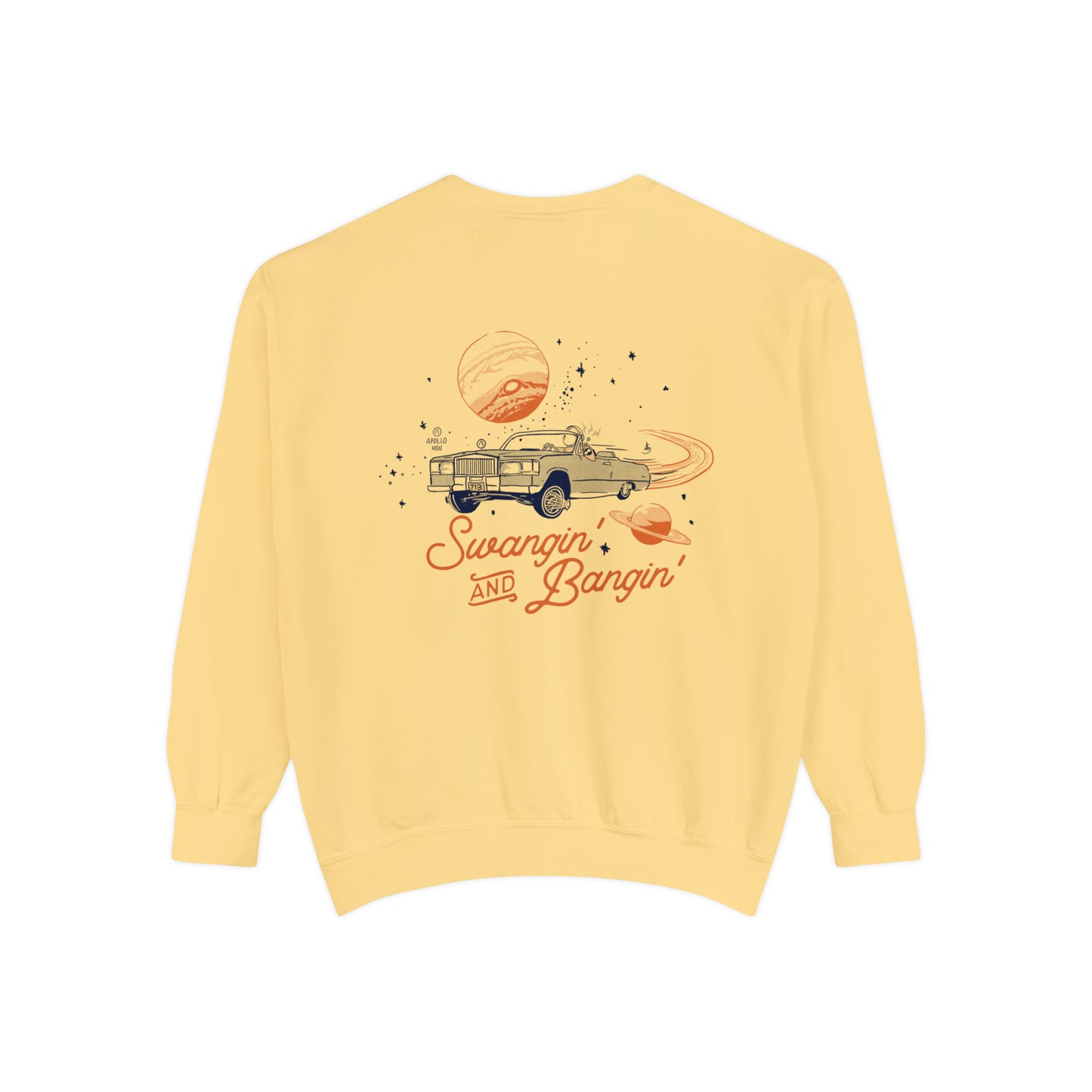 Swangin & Bangin (Saturn) Unisex Comfort Colors Sweatshirt